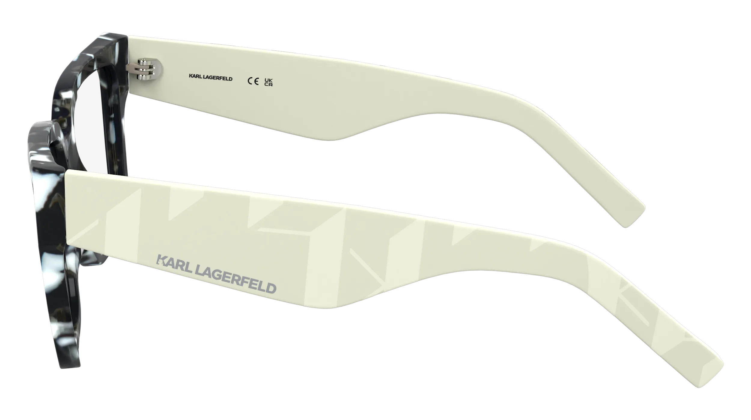 Karl Lagerfeld KL6201 016 Montature da vista Acetato Nero Squadrata Normale - immagine 3