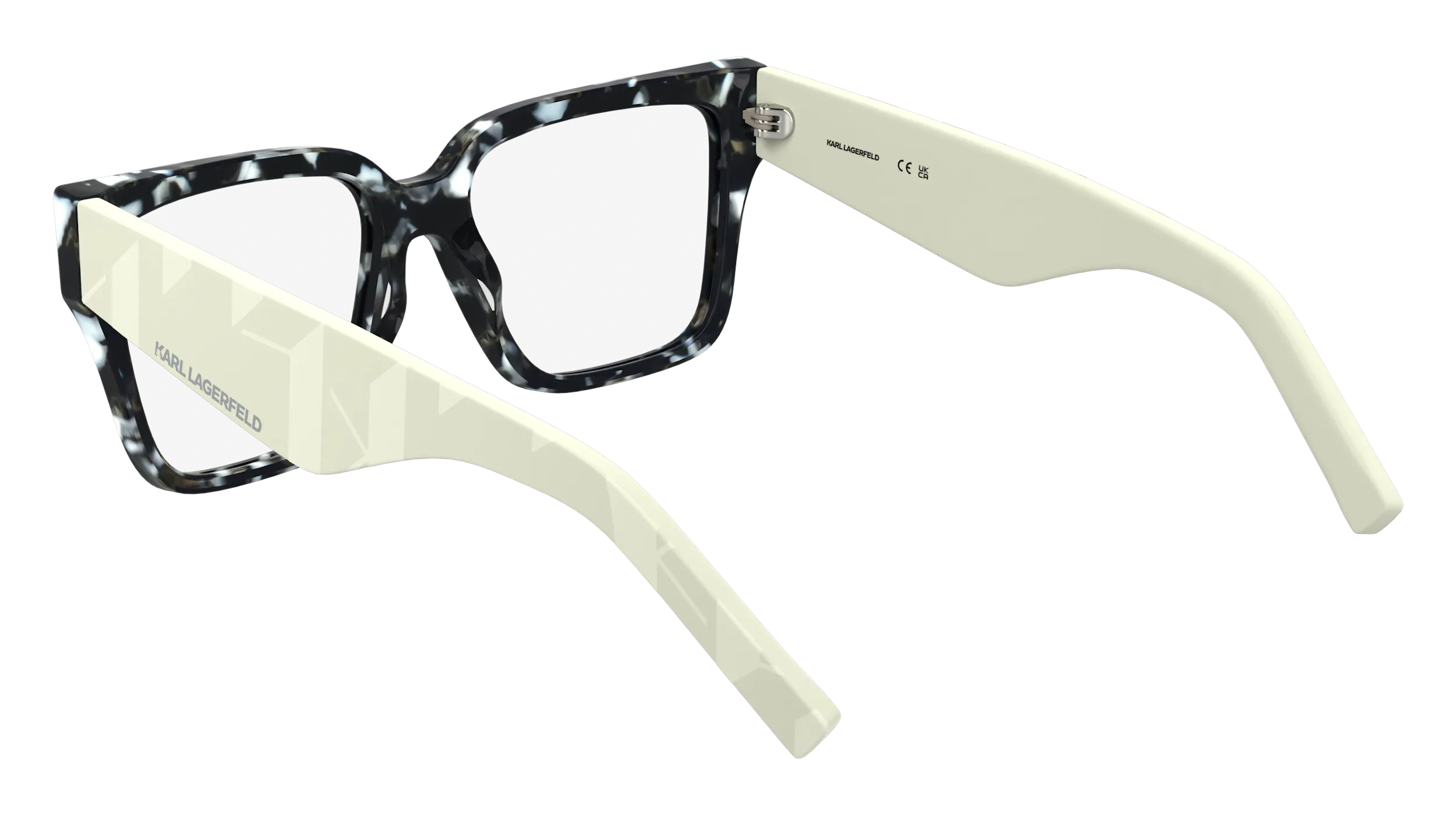 Karl Lagerfeld KL6201 016 Montature da vista Acetato Nero Squadrata Normale - immagine 4