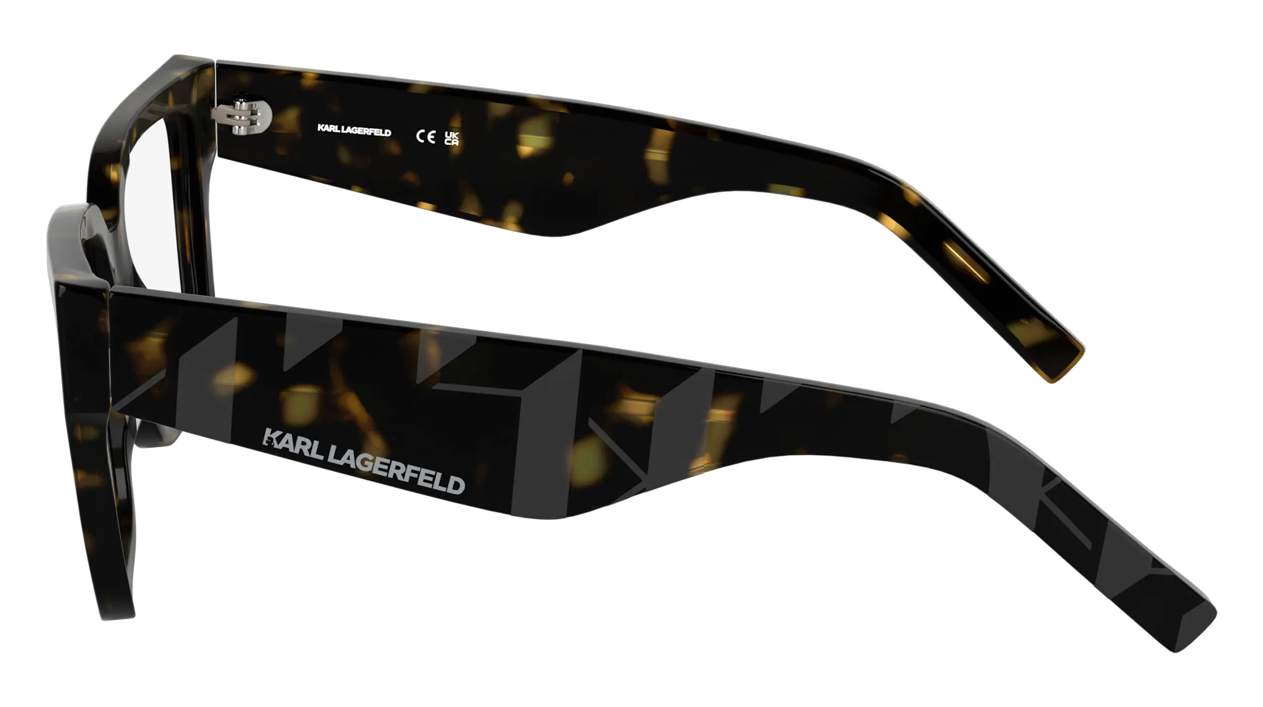 Karl Lagerfeld KL6201 242 Montature da vista Acetato Havana Squadrata Normale - immagine 3