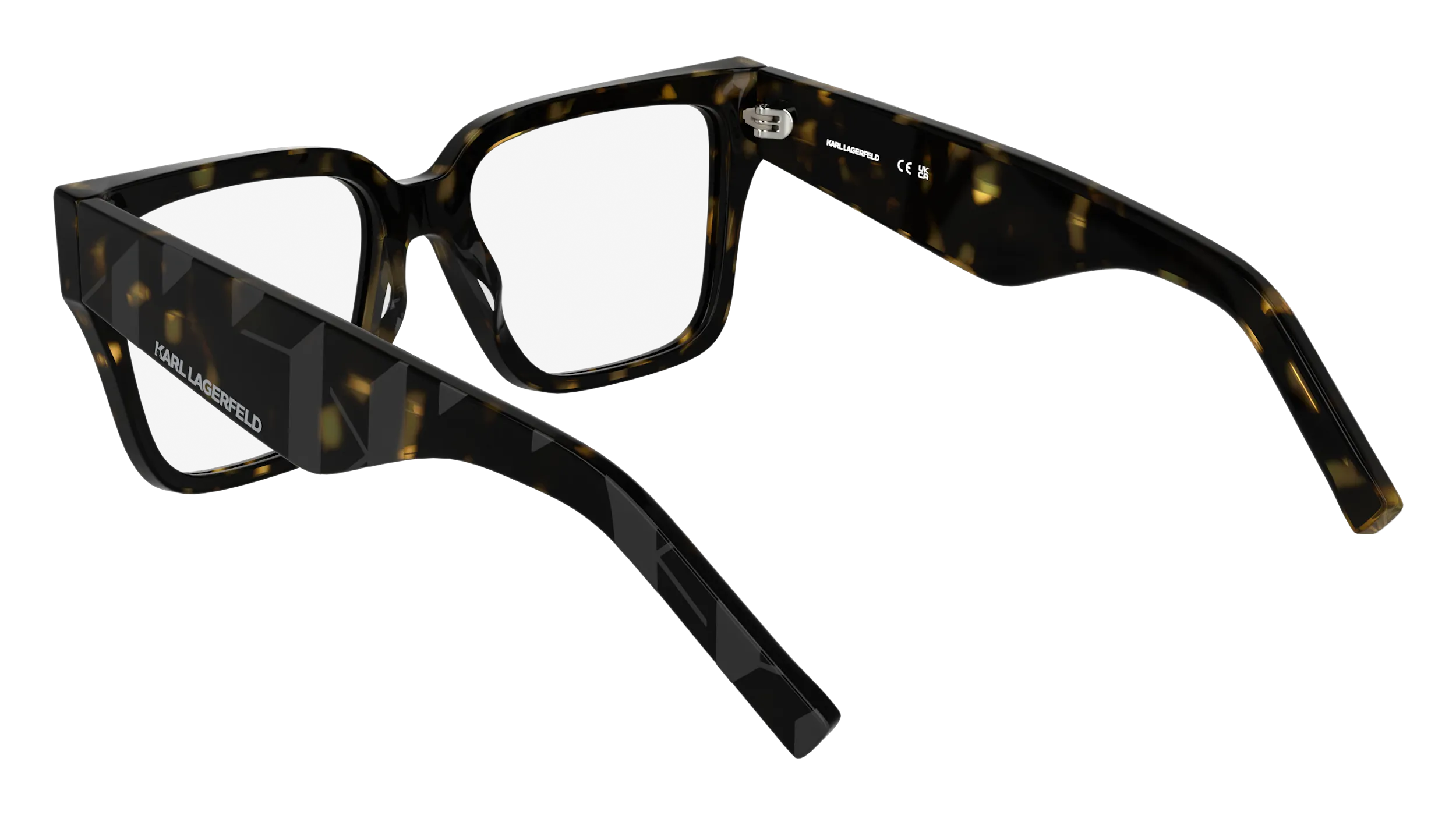 Karl Lagerfeld KL6201 242 Montature da vista Acetato Havana Squadrata Normale - immagine 4