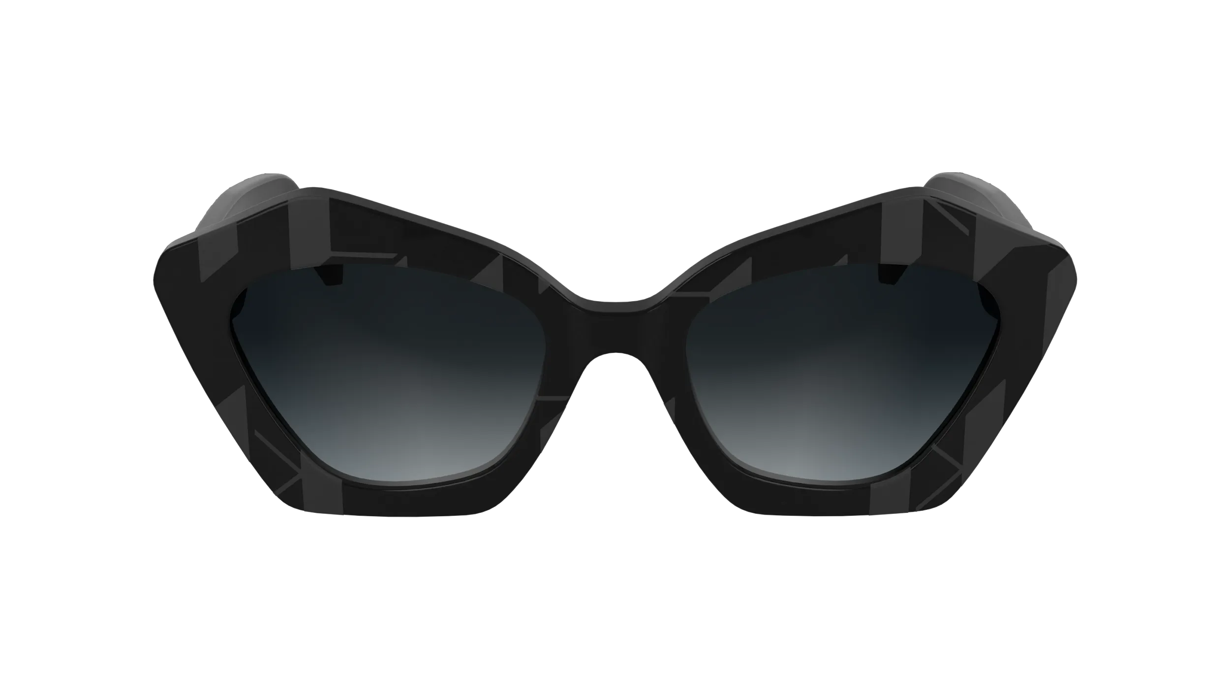 Karl Lagerfeld KL6199S 001 Occhiali da sole Acetato Nero Squadrata Normale - immagine 2