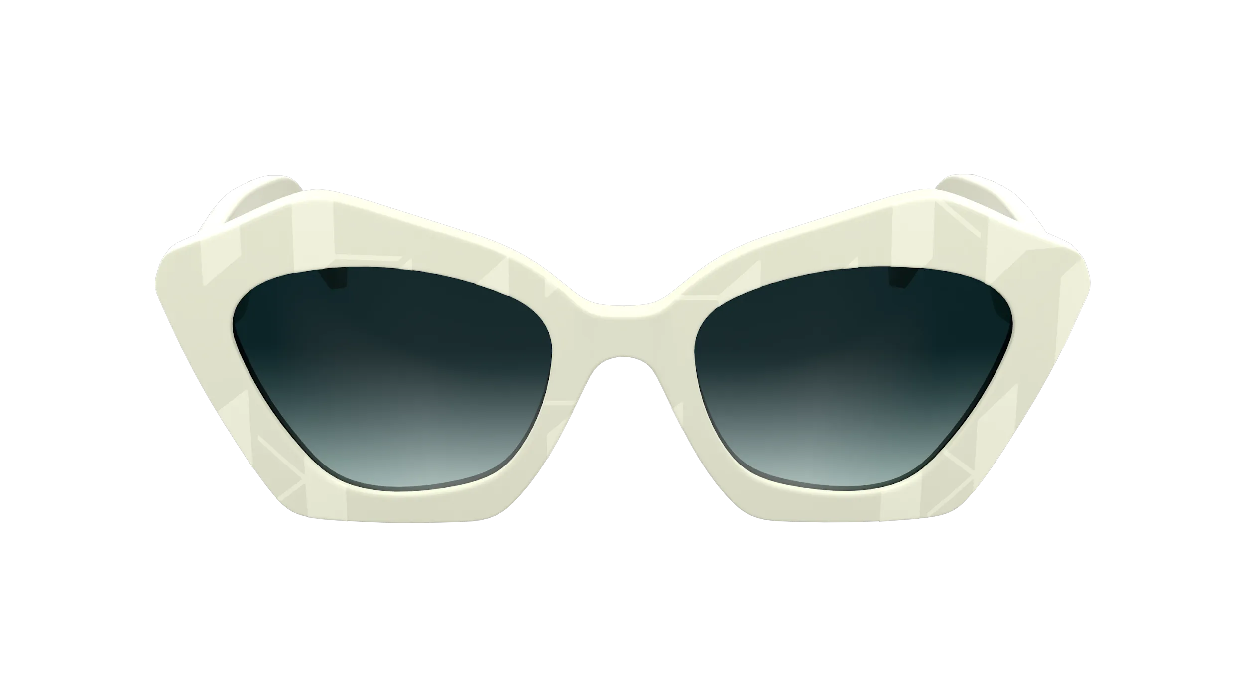 Karl Lagerfeld KL6199S 105 Occhiali da sole Acetato Bianco Squadrata Normale - immagine 2