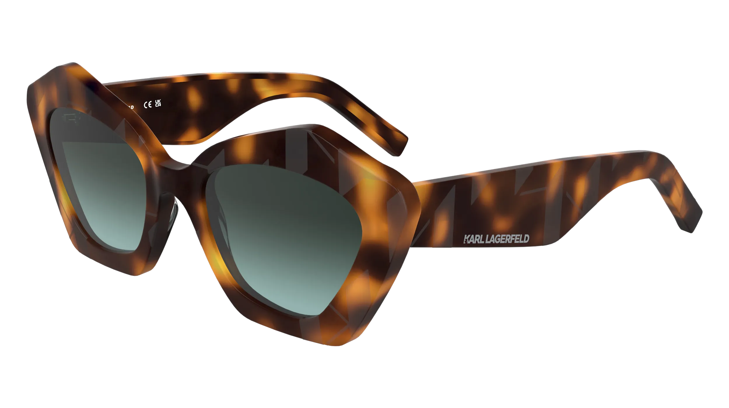 Karl Lagerfeld KL6199S 242 Occhiali da sole Acetato Havana Squadrata Normale - immagine 1