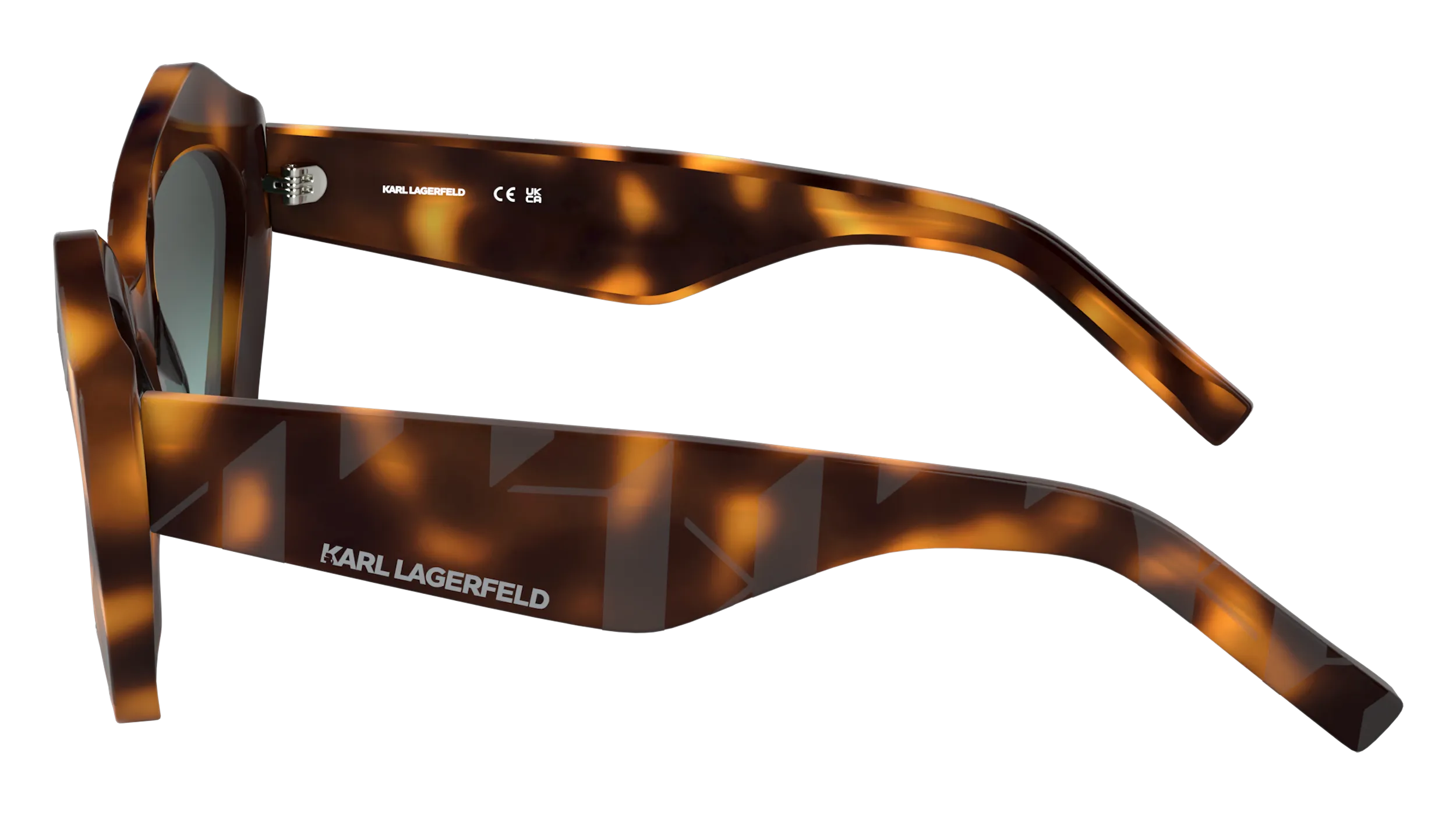 Karl Lagerfeld KL6199S 242 Occhiali da sole Acetato Havana Squadrata Normale - immagine 3