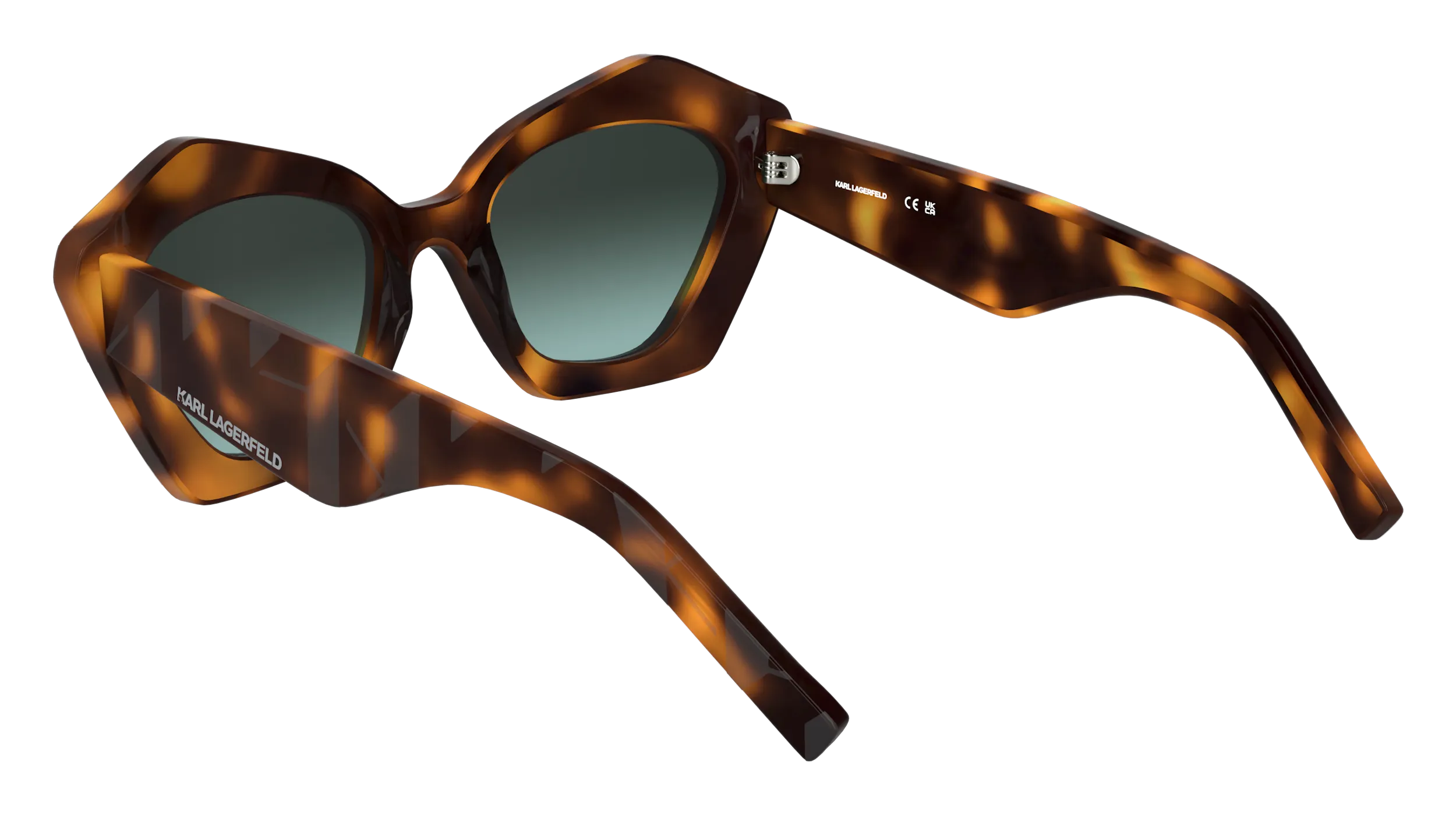 Karl Lagerfeld KL6199S 242 Occhiali da sole Acetato Havana Squadrata Normale - immagine 4