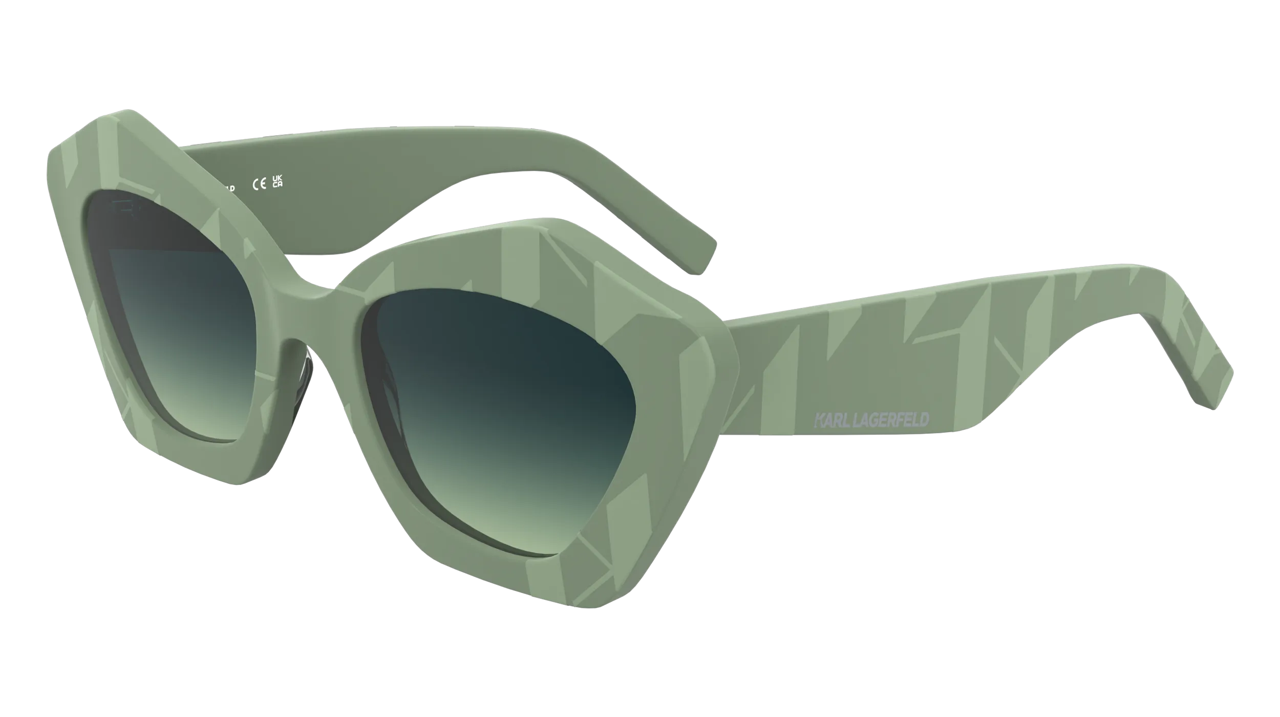 Karl Lagerfeld KL6199S 316 Occhiali da sole Acetato Grigio Squadrata Normale - immagine 1