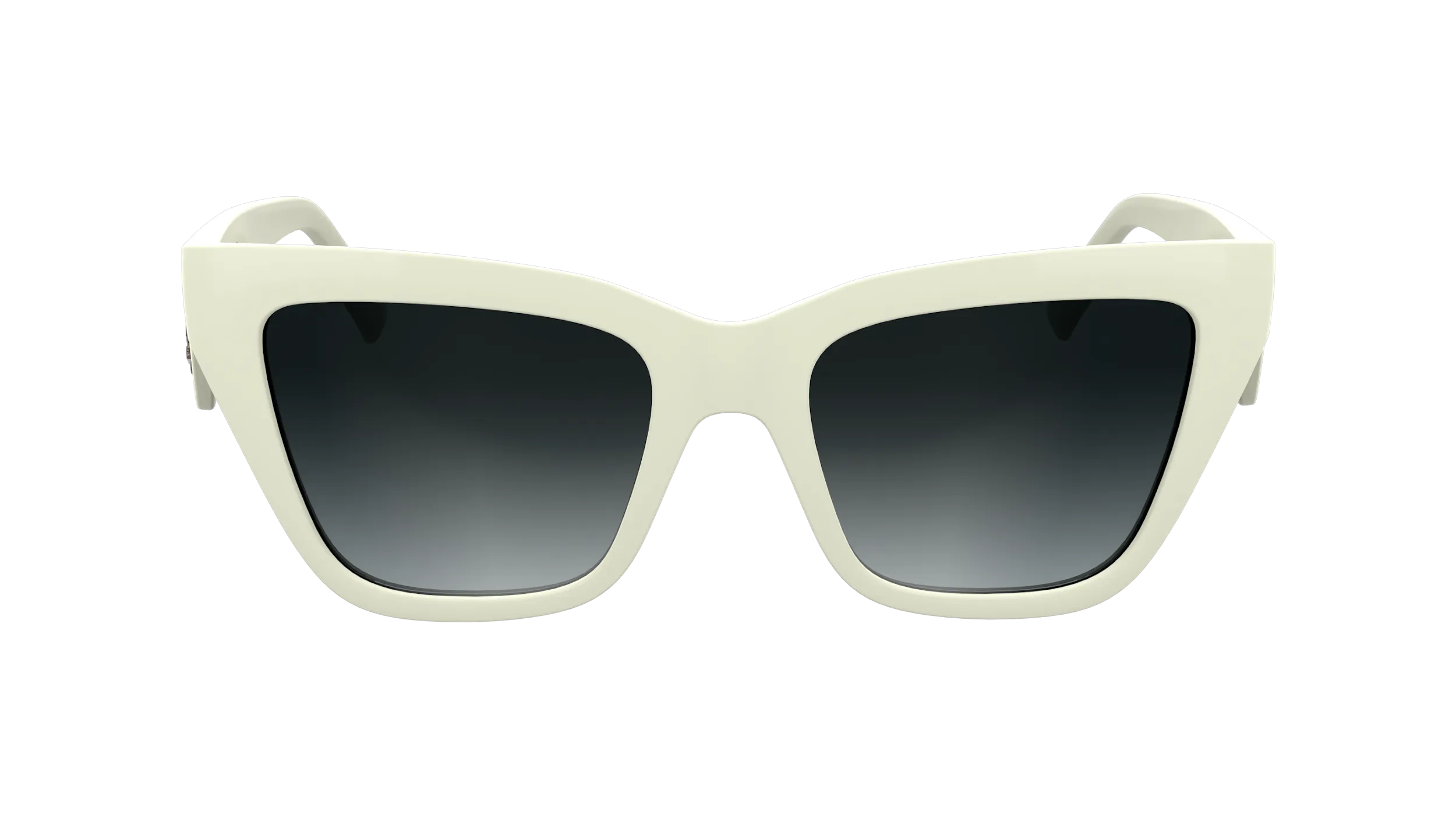 Karl Lagerfeld KL6184S 105 Occhiali da sole Iniettato Bianco Squadrata Normale - immagine 2