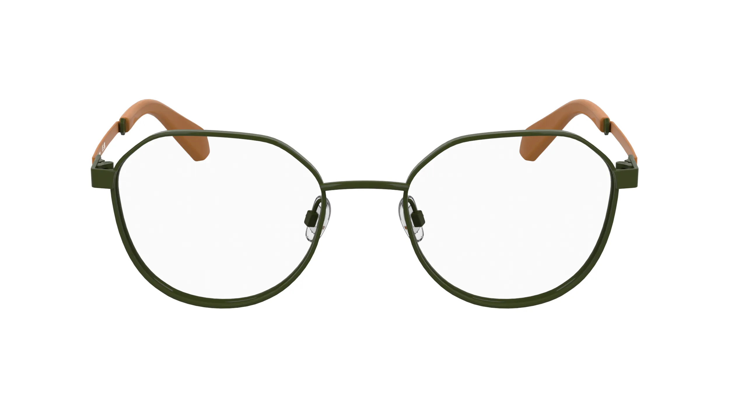 Calvin Klein Junior Calvin Klein CKJ25304 309 Montature da vista bambino Metallo Verde Squadrata Normale - immagine 2