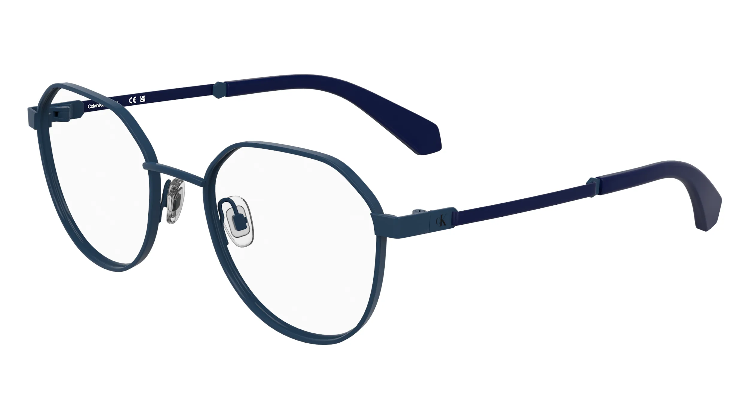 Calvin Klein Junior Calvin Klein CKJ25304 400 Montature da vista bambino Metallo Blu Squadrata Normale - immagine 1