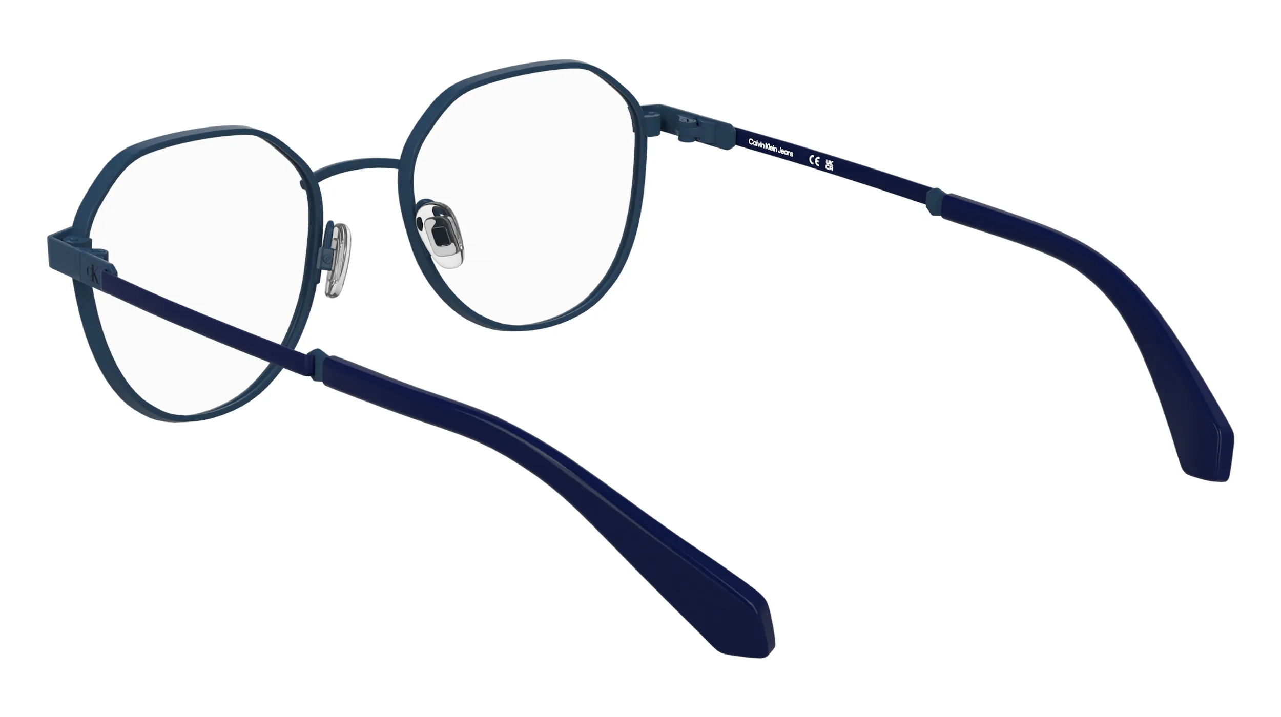 Calvin Klein Junior Calvin Klein CKJ25304 400 Montature da vista bambino Metallo Blu Squadrata Normale - immagine 4