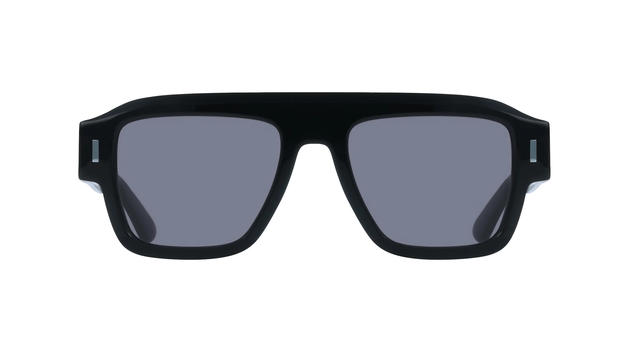 Calvin Klein CK25509S 001 Occhiali da sole Acetato Nero Grigio Squadrata Normale - immagine 2