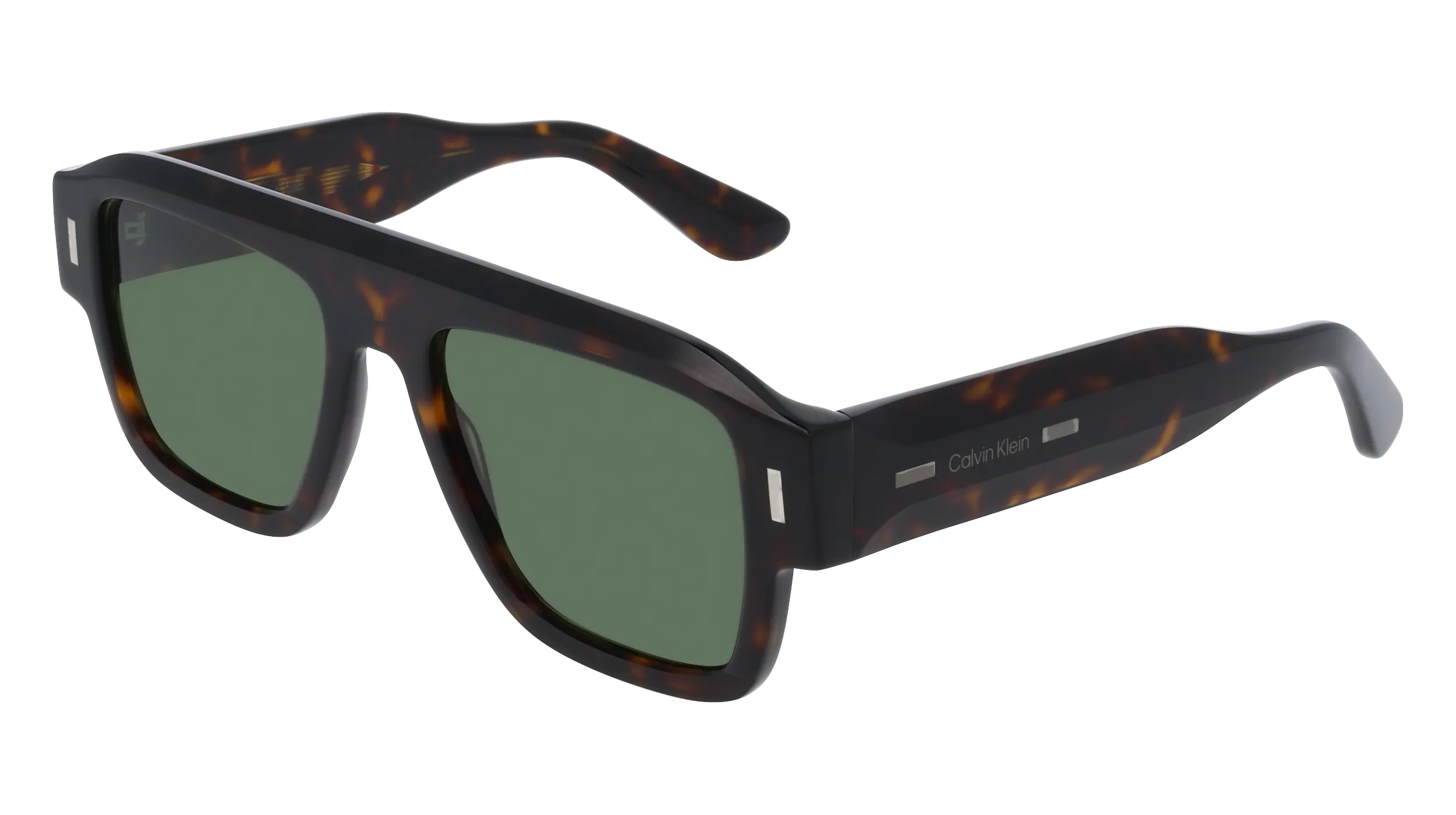 Calvin Klein CK25509S 235 Occhiali da sole Acetato Havana Squadrata Normale - immagine 1