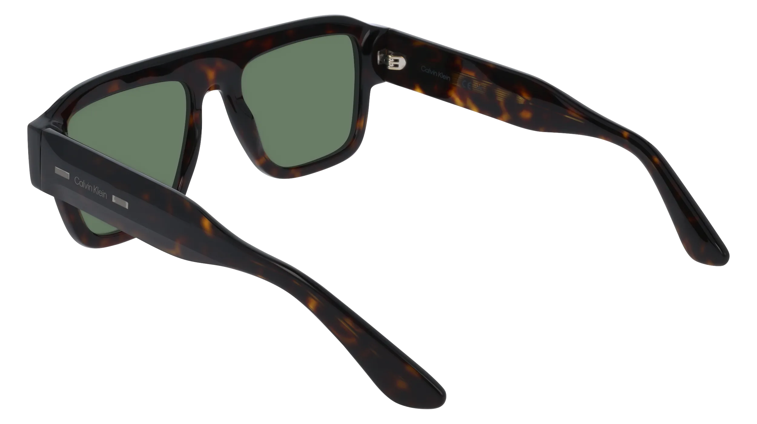 Calvin Klein CK25509S 235 Occhiali da sole Acetato Havana Squadrata Normale - immagine 4
