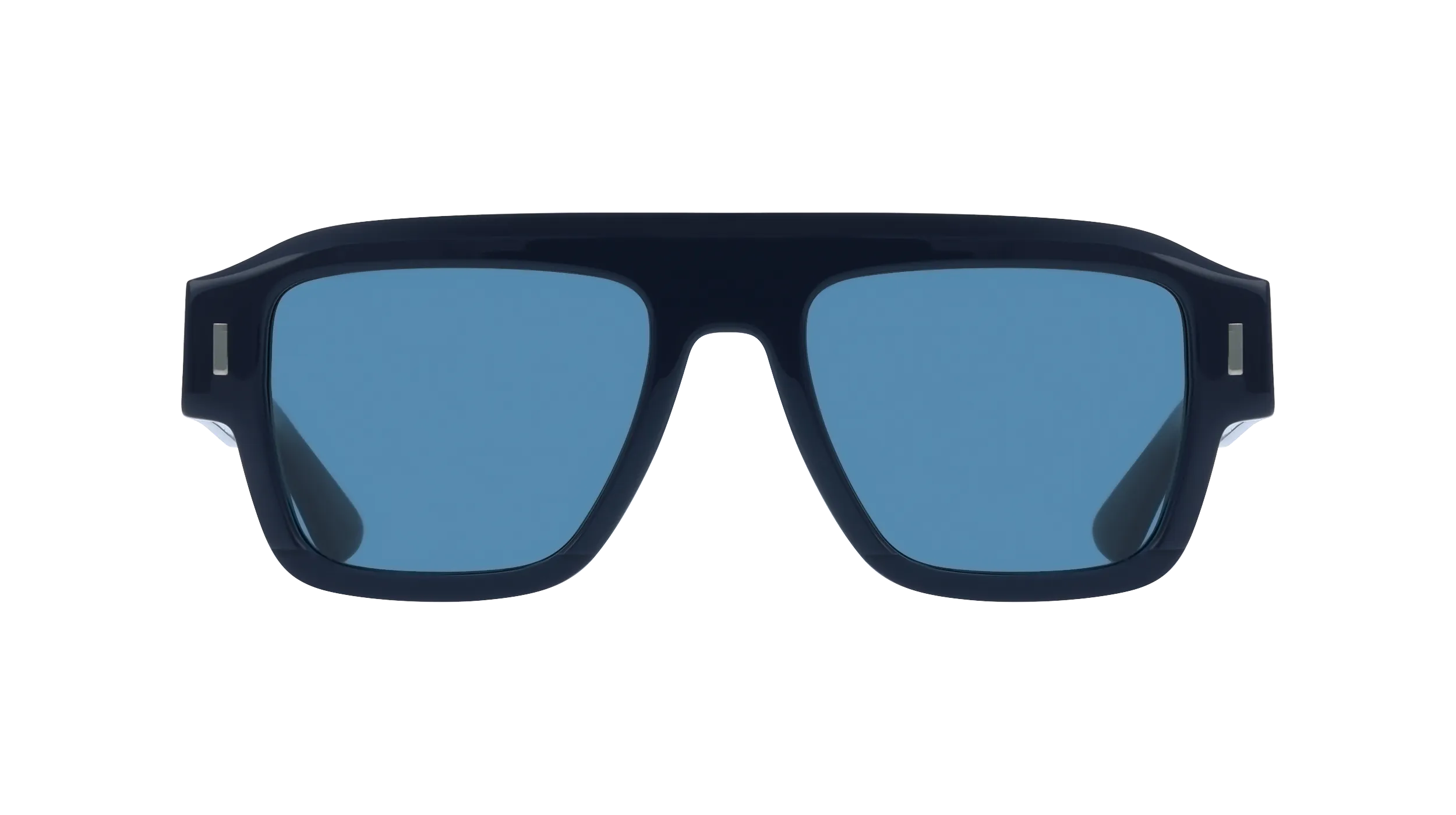 Calvin Klein CK25509S 400 Occhiali da sole Acetato Blu Blu Squadrata Normale - immagine 2