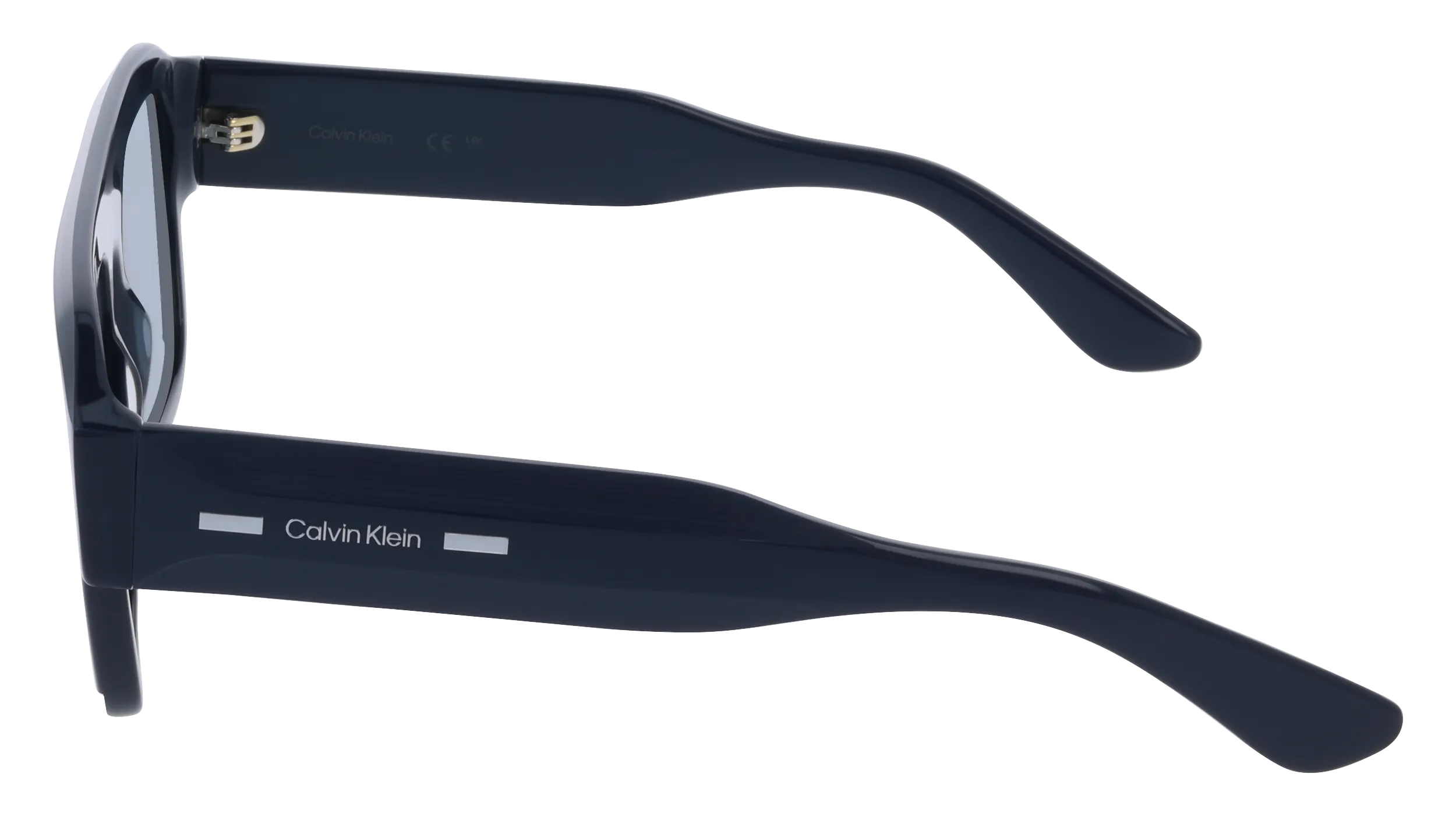 Calvin Klein CK25509S 400 Occhiali da sole Acetato Blu Blu Squadrata Normale - immagine 3
