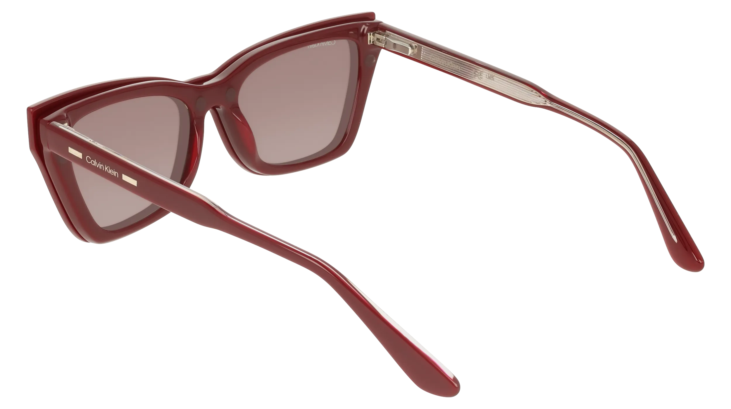 Calvin Klein CK25531MAG-SET 605 Montature da vista Acetato Bordeaux Cat Eye Normale - immagine 4