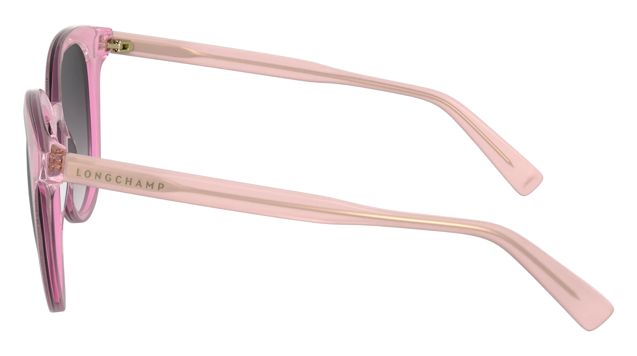 LONGCHAMP LO752S 650 Occhiali da sole Acetato Rosa Rotonda Normale - immagine 3