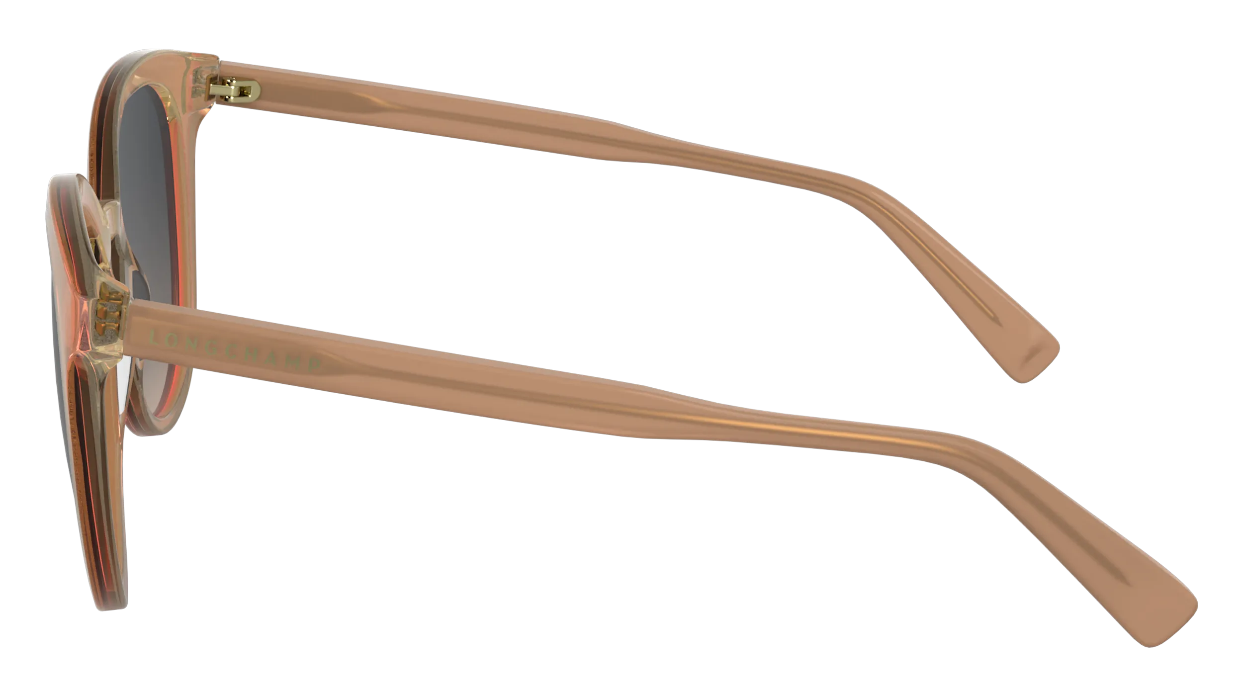 LONGCHAMP LO752S 842 Occhiali da sole Acetato Arancione Rotonda Normale - immagine 3