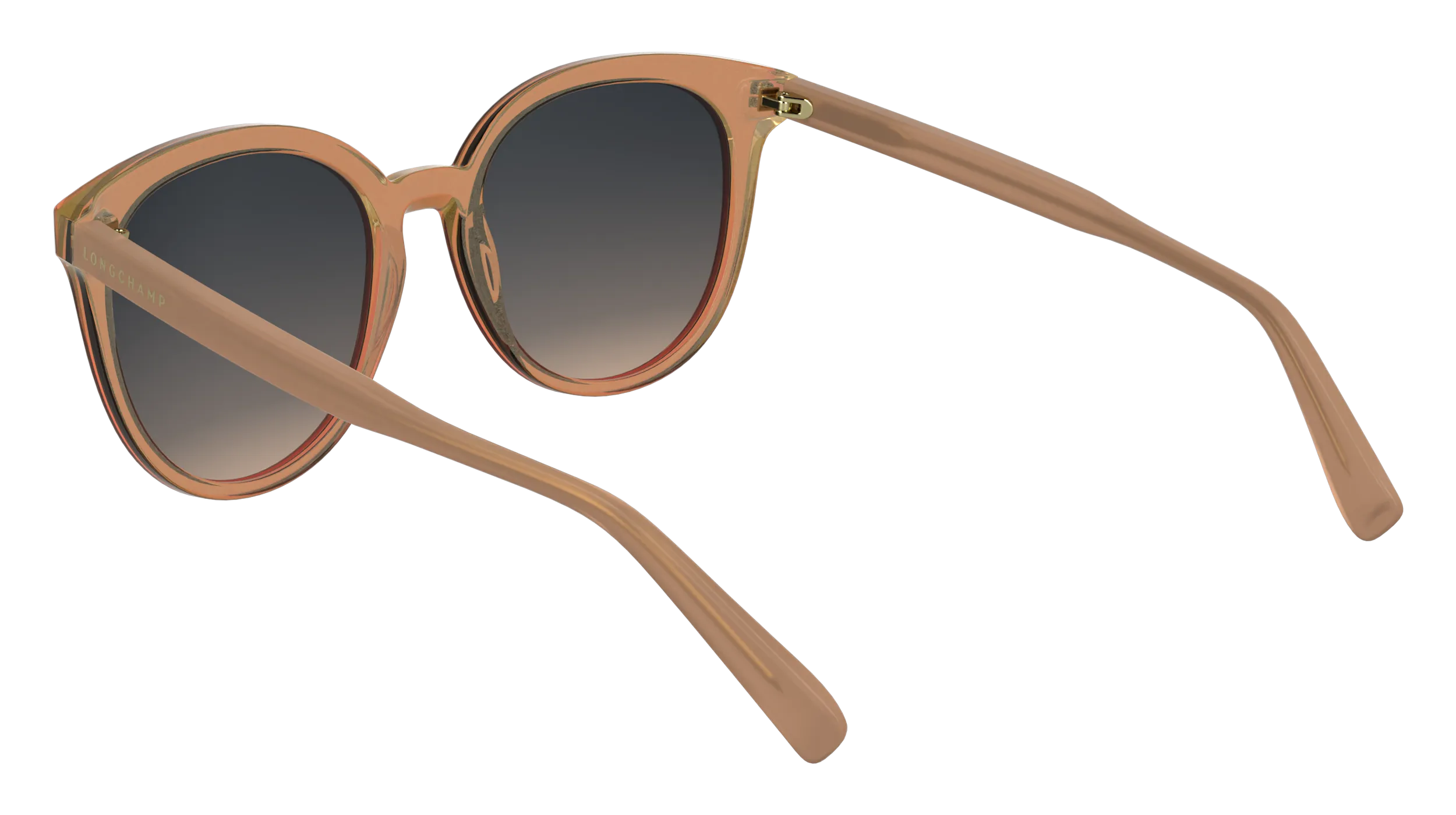 LONGCHAMP LO752S 842 Occhiali da sole Acetato Arancione Rotonda Normale - immagine 4