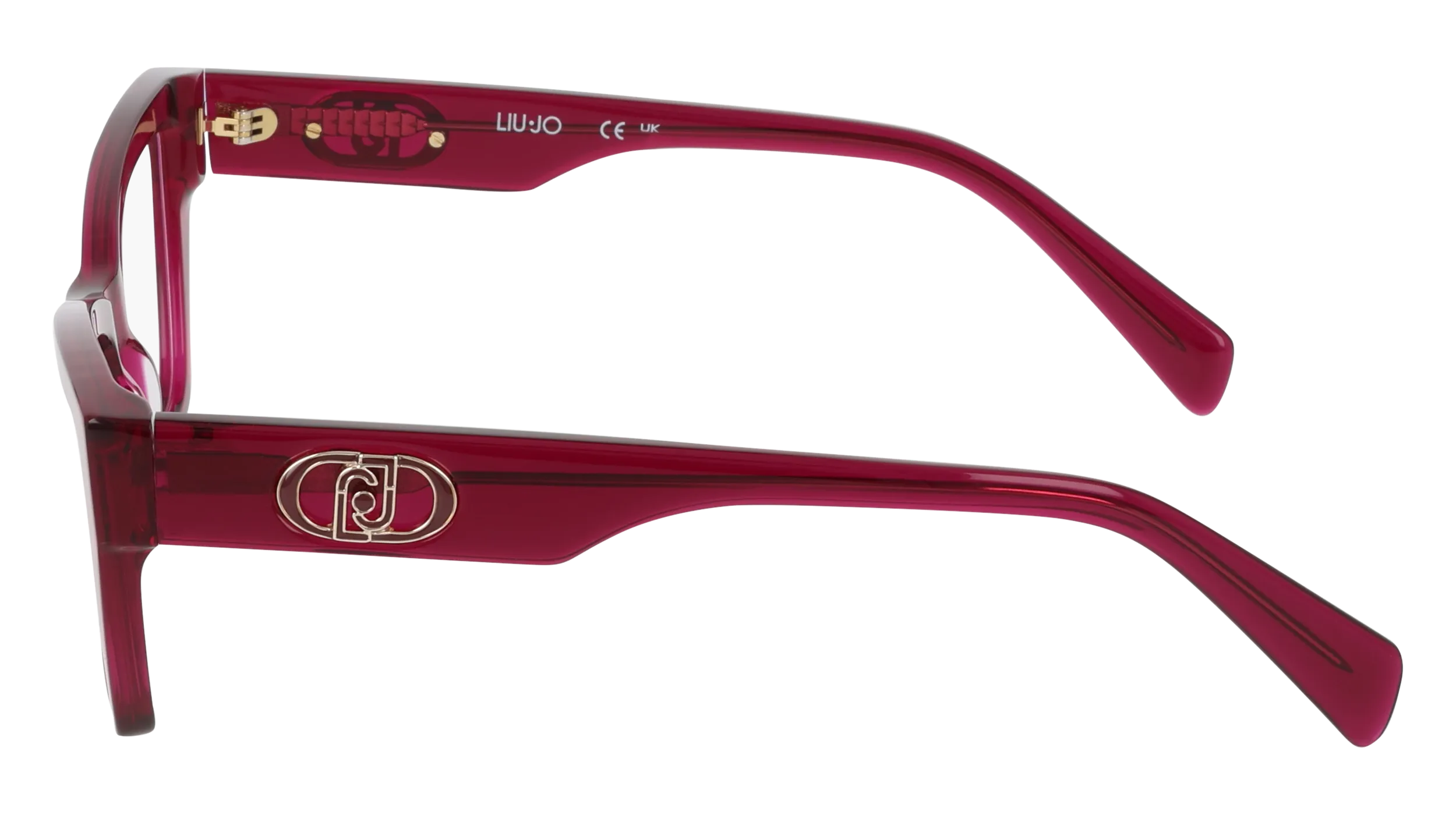Liu Jo LJ2827 624 Montature da vista Acetato Rosso Squadrata Normale - immagine 3