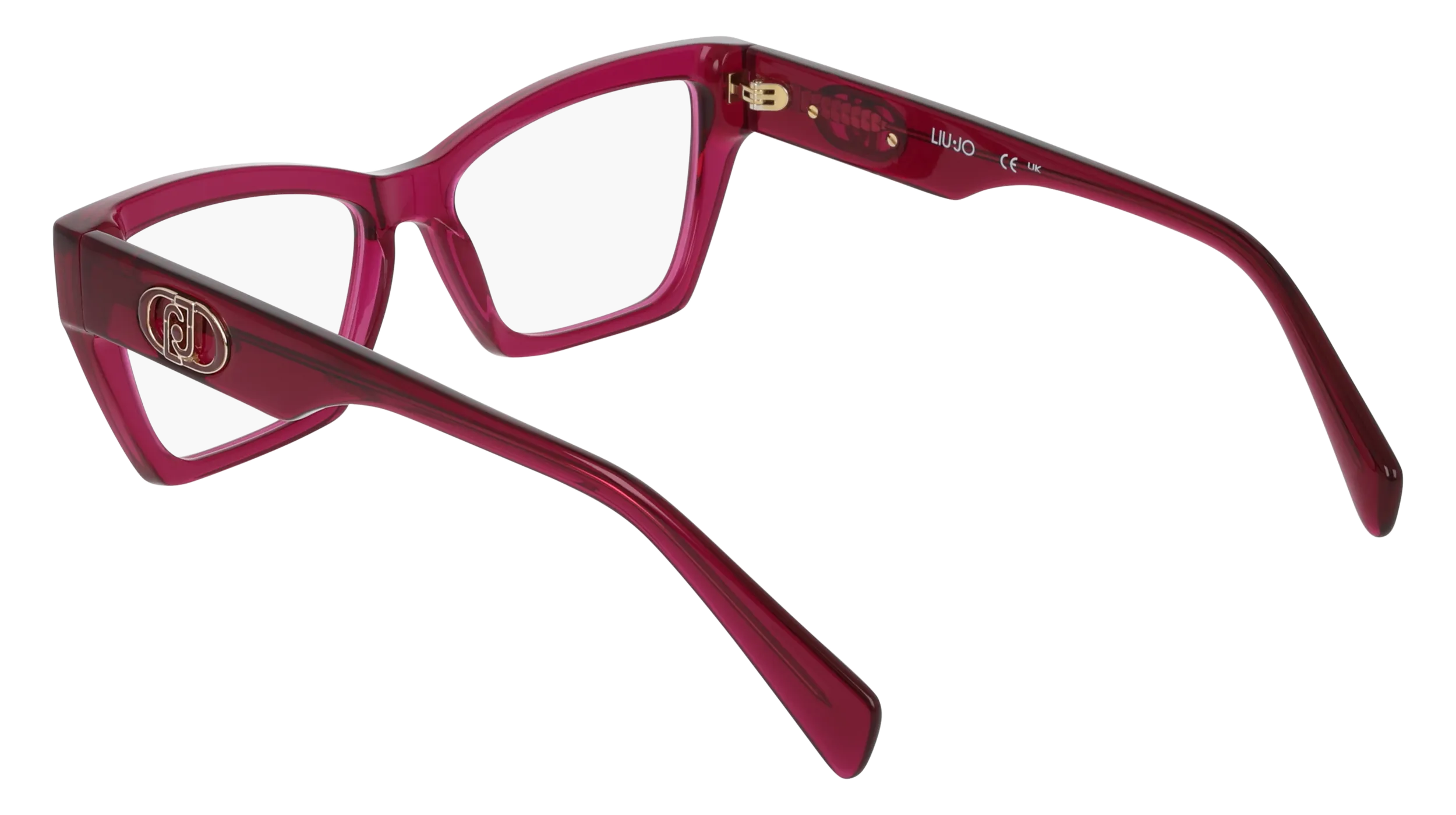 Liu Jo LJ2827 624 Montature da vista Acetato Rosso Squadrata Normale - immagine 4