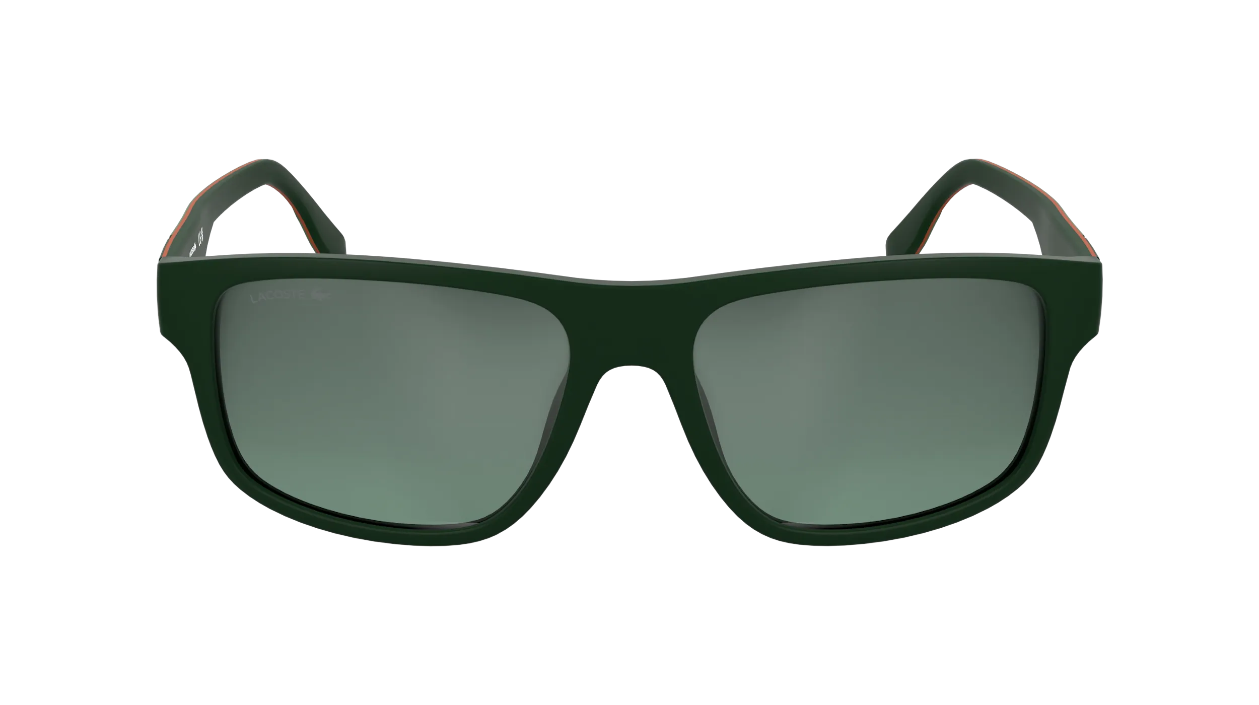 Lacoste L6057S 301 Occhiali da sole Bio-iniettato Verde Squadrata Normale - immagine 2