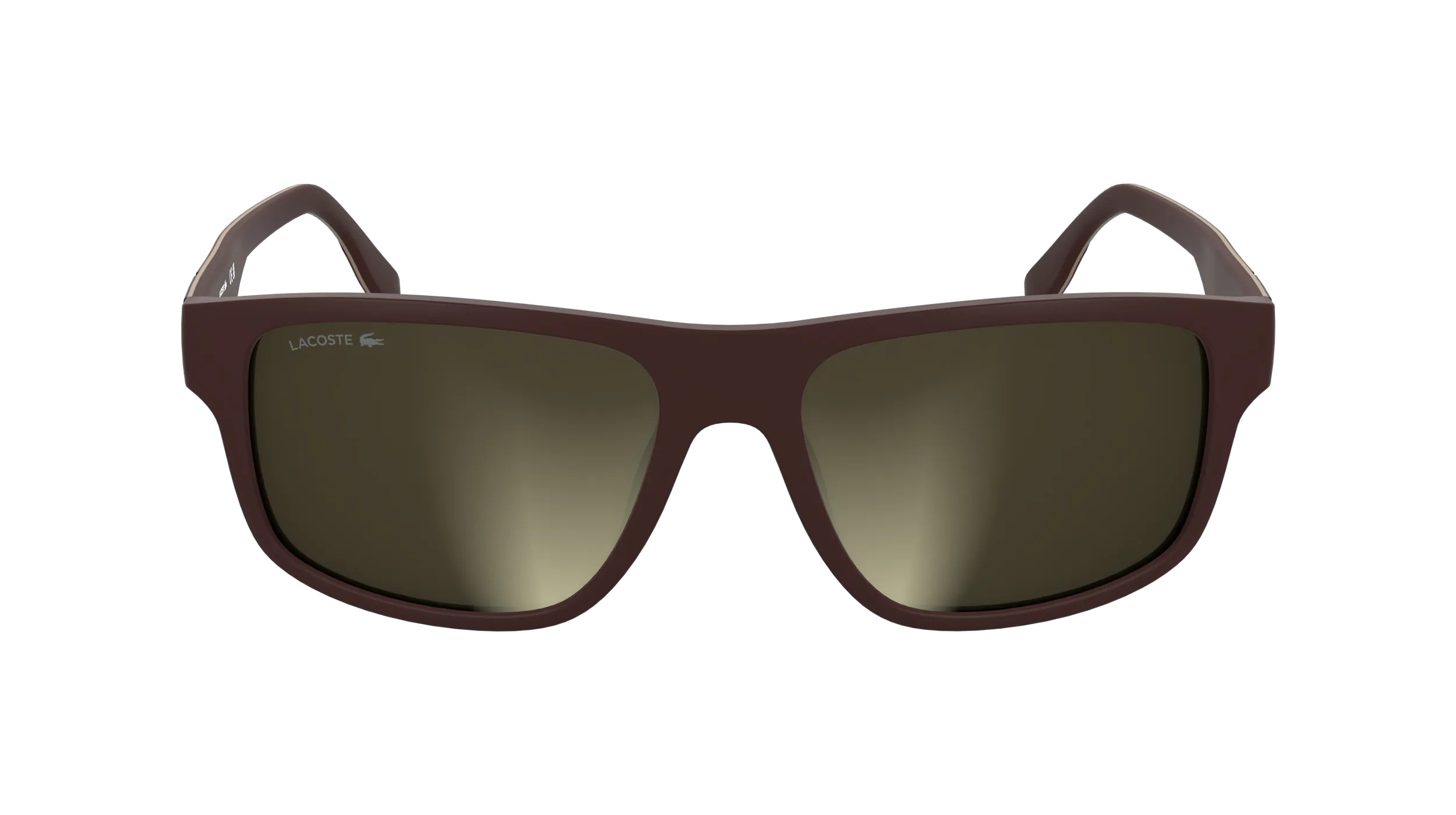 Lacoste L6057S 601 Occhiali da sole Bio-iniettato Bordeaux Squadrata Normale - immagine 2