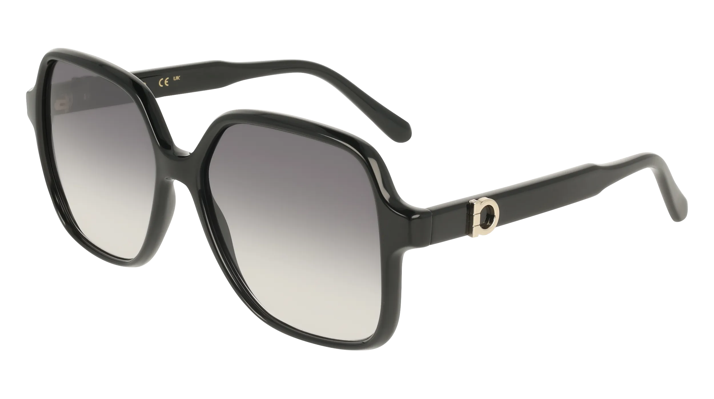 Ferragamo SF2069SE 001 Occhiali da sole Nero Squadrata Normale - immagine 1