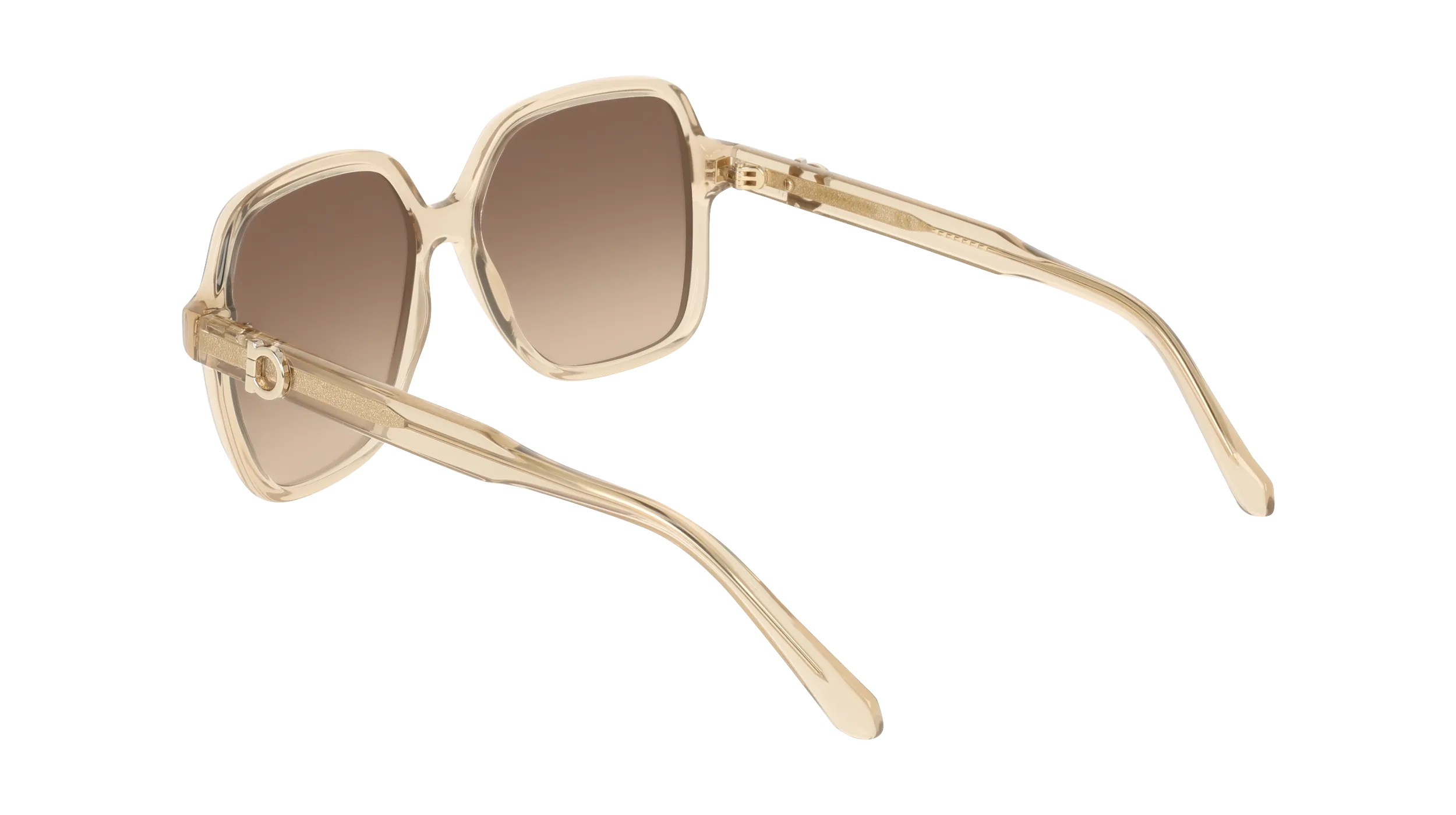 Ferragamo SF2069SE 259 Occhiali da sole Beige Squadrata Normale - immagine 4