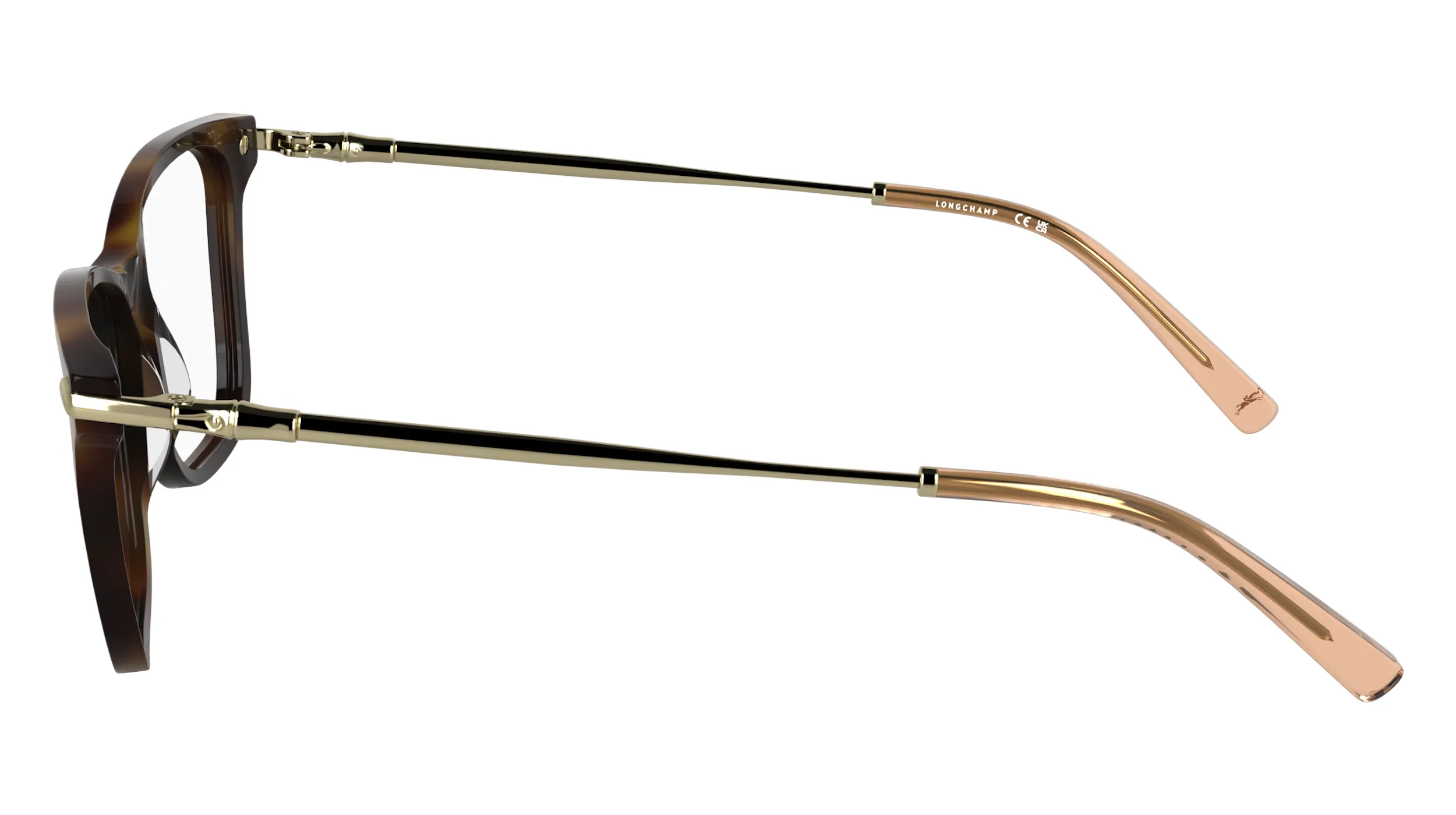 LONGCHAMP LO2772 230 Montature da vista Acetato Havana Squadrata Normale - immagine 3