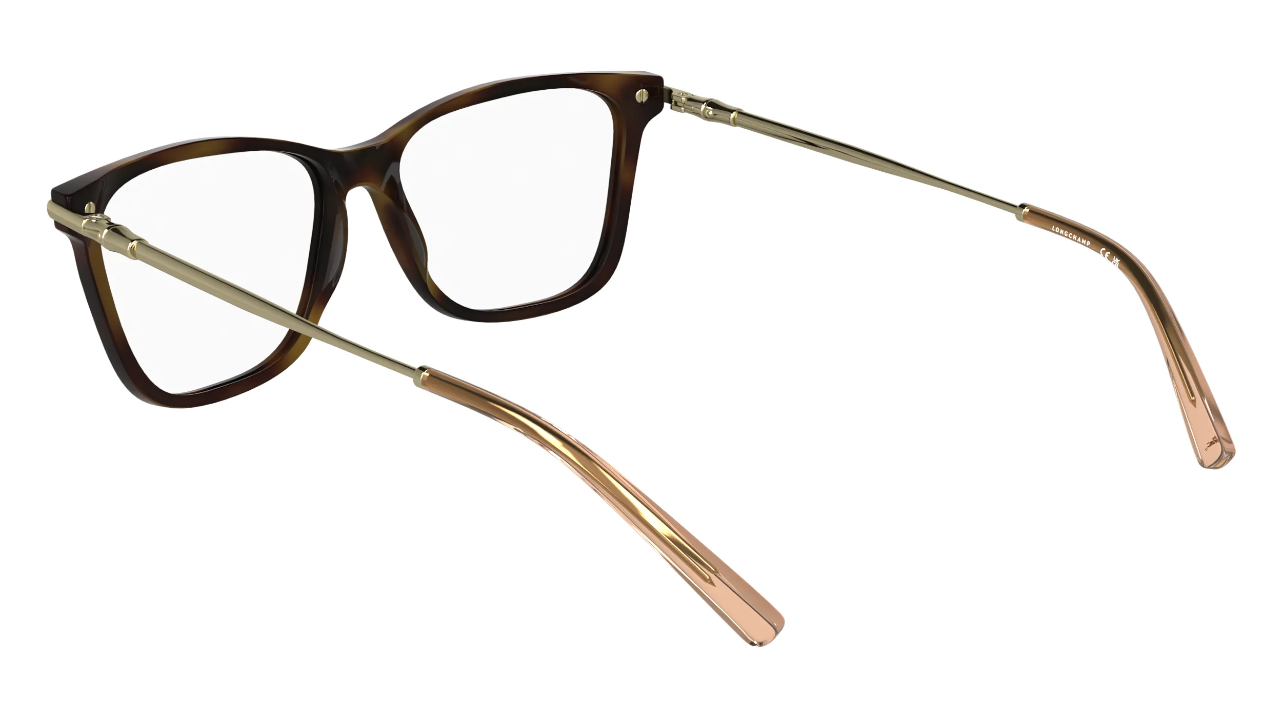 LONGCHAMP LO2772 230 Montature da vista Acetato Havana Squadrata Normale - immagine 4