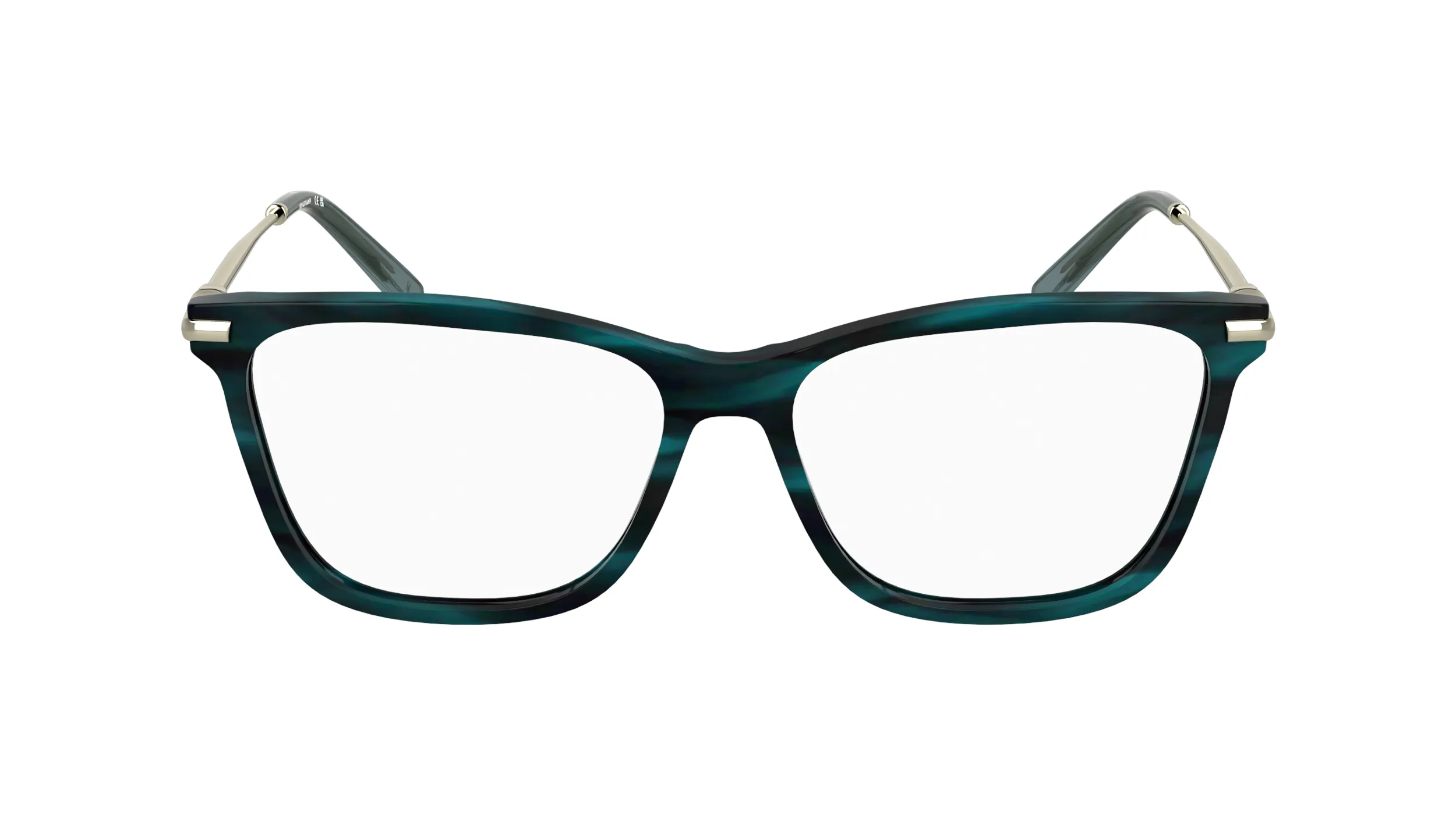 LONGCHAMP LO2772 427 Montature da vista Acetato Petrolio Squadrata Normale - immagine 2