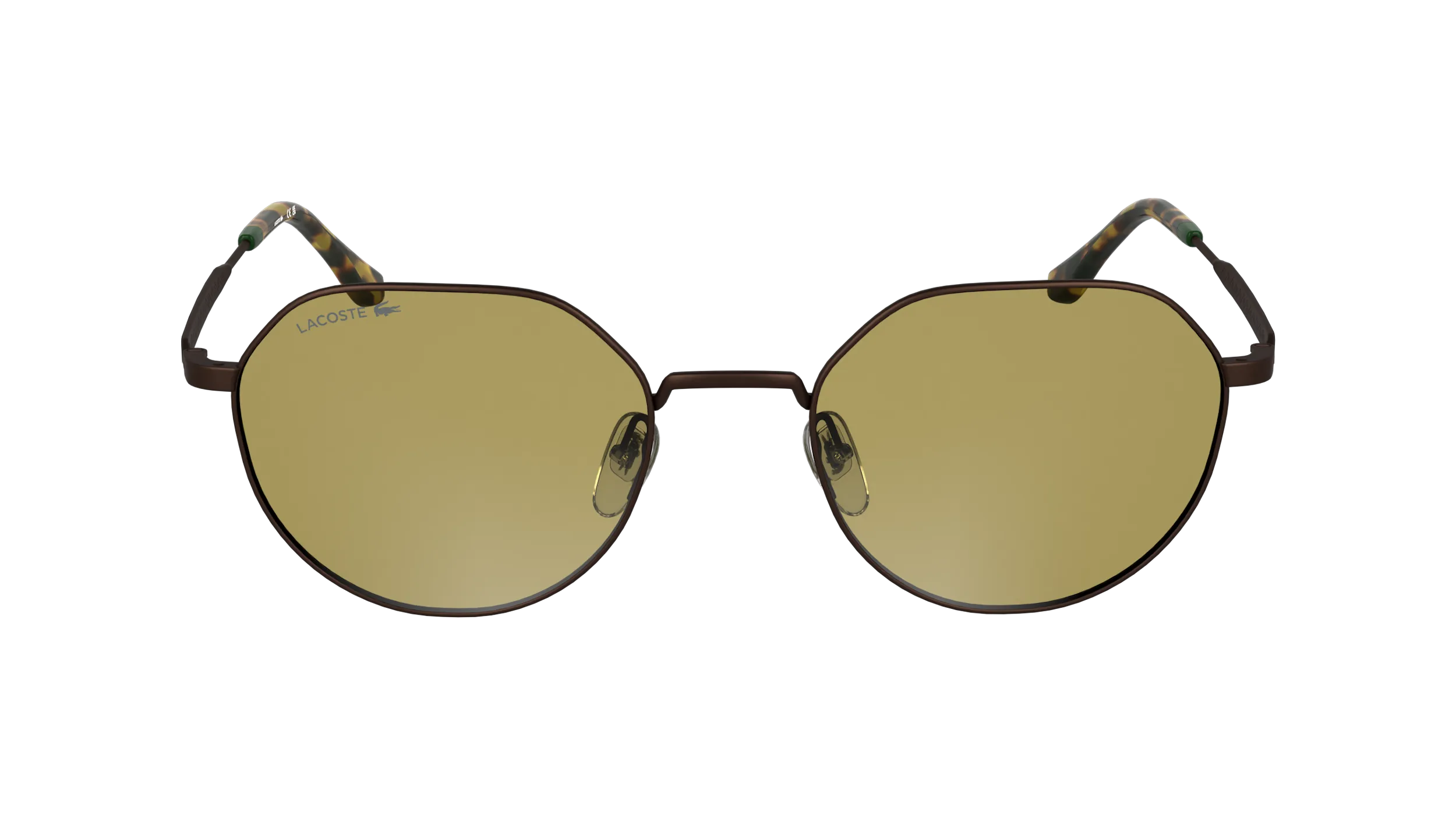 Lacoste L268S 210 Occhiali da sole Metallo Marrone Marrone Squadrata Normale - immagine 2