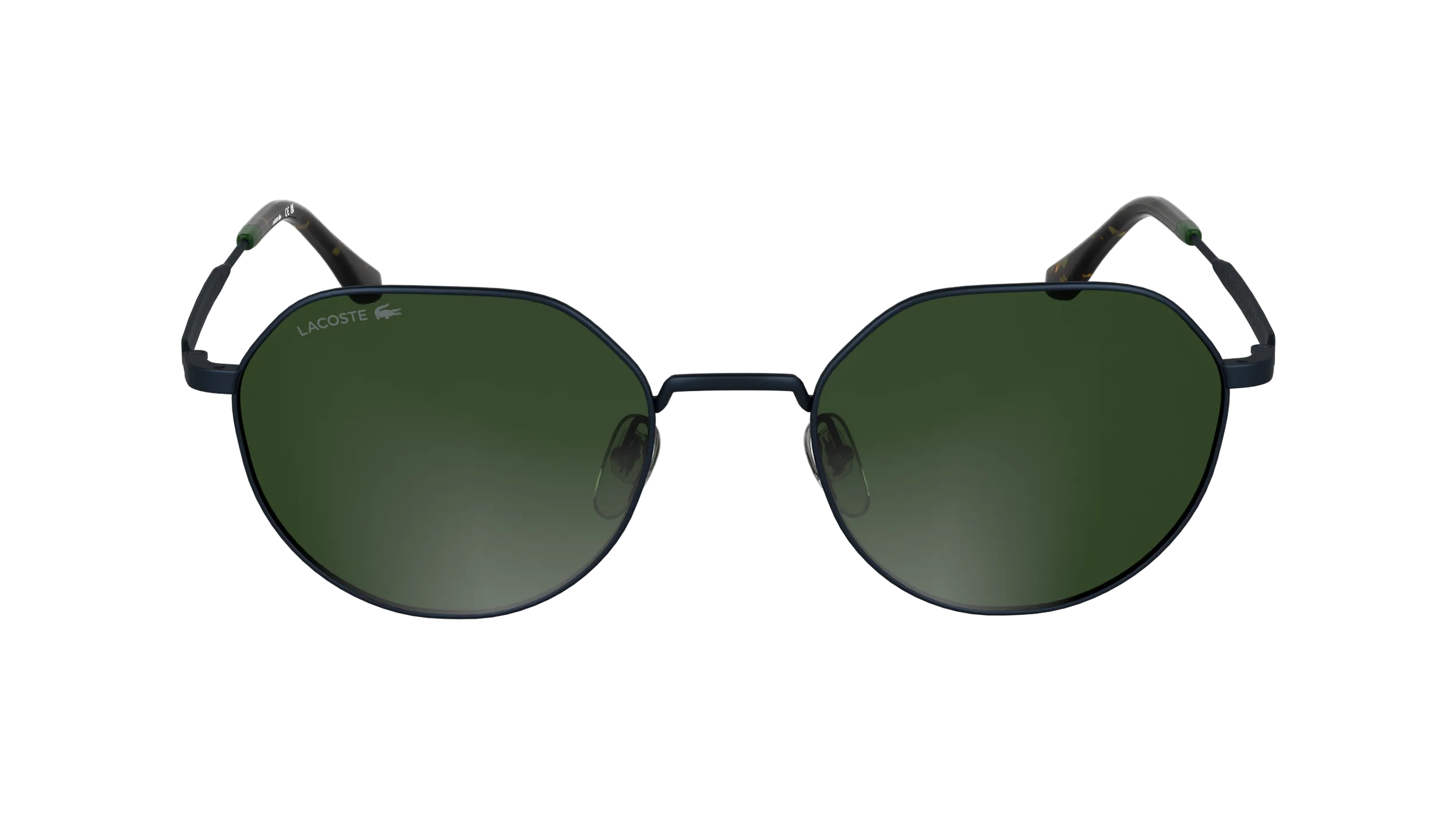 Lacoste L268S 410 Occhiali da sole Metallo Blu Squadrata Normale - immagine 2