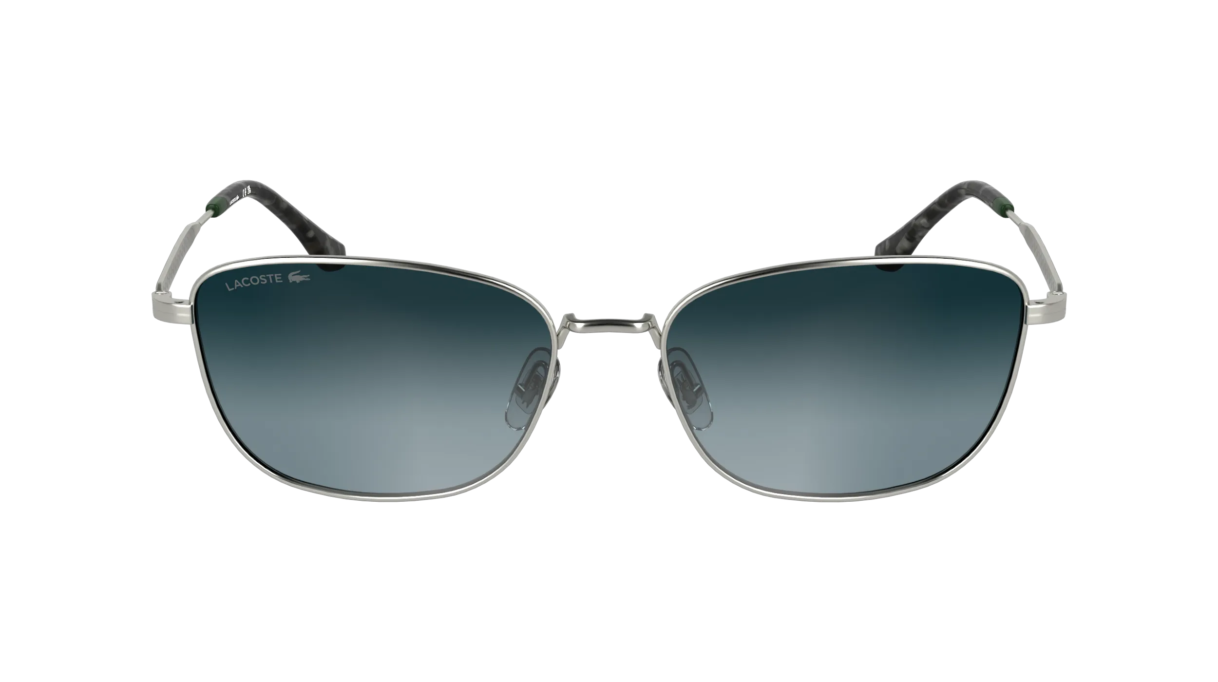 Lacoste L270S 045 Occhiali da sole Metallo Argento Squadrata Normale - immagine 2