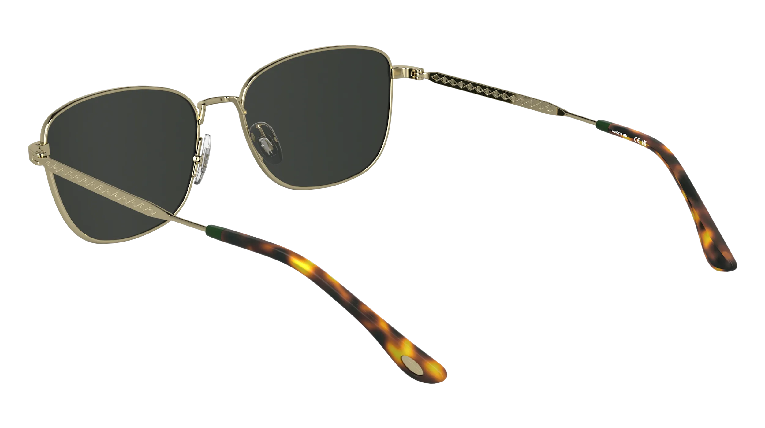 Lacoste L270S 714 Occhiali da sole Metallo Oro Squadrata Normale - immagine 4