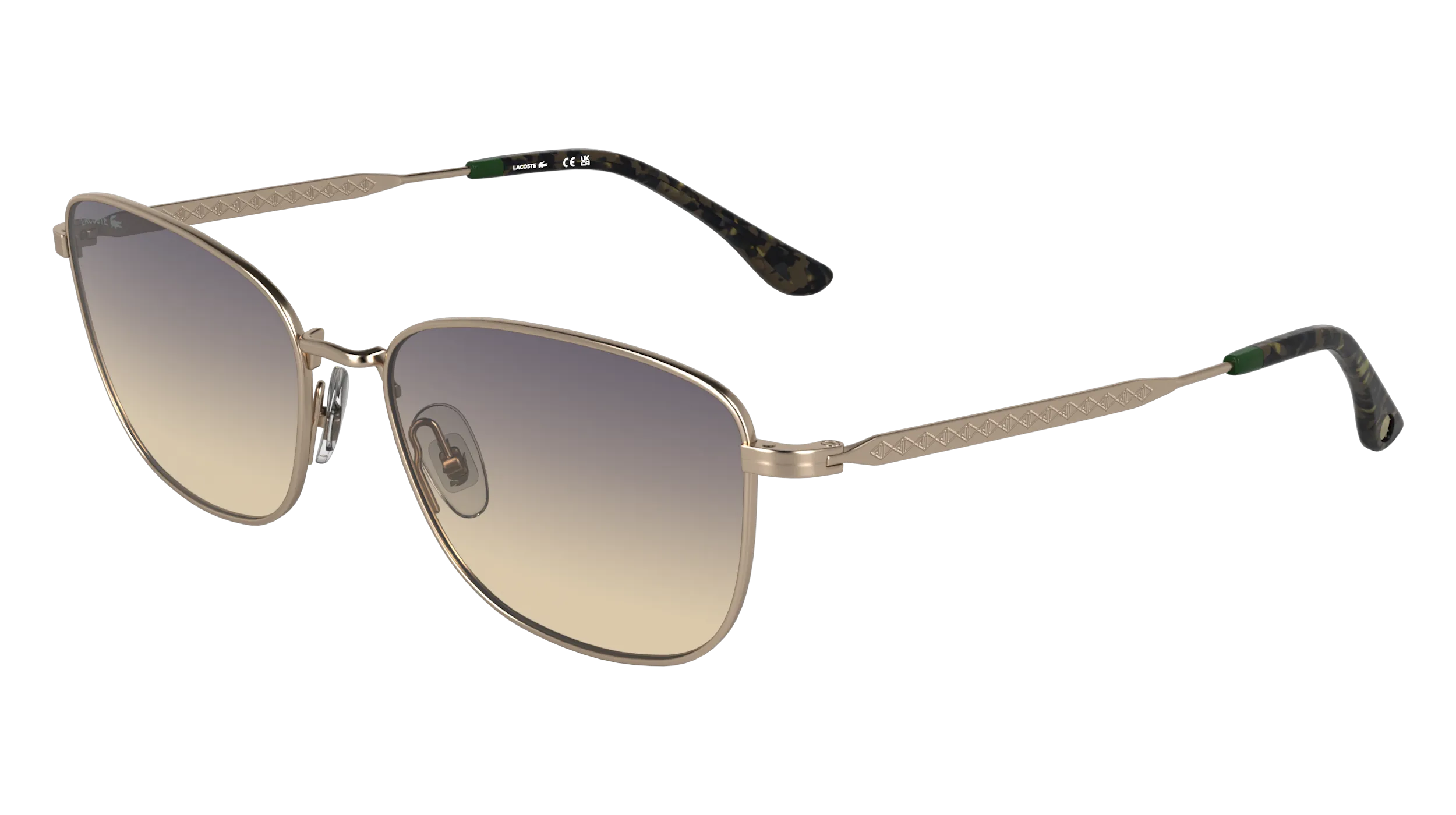 Lacoste L270S 770 Occhiali da sole Metallo Oro Squadrata Normale - immagine 1