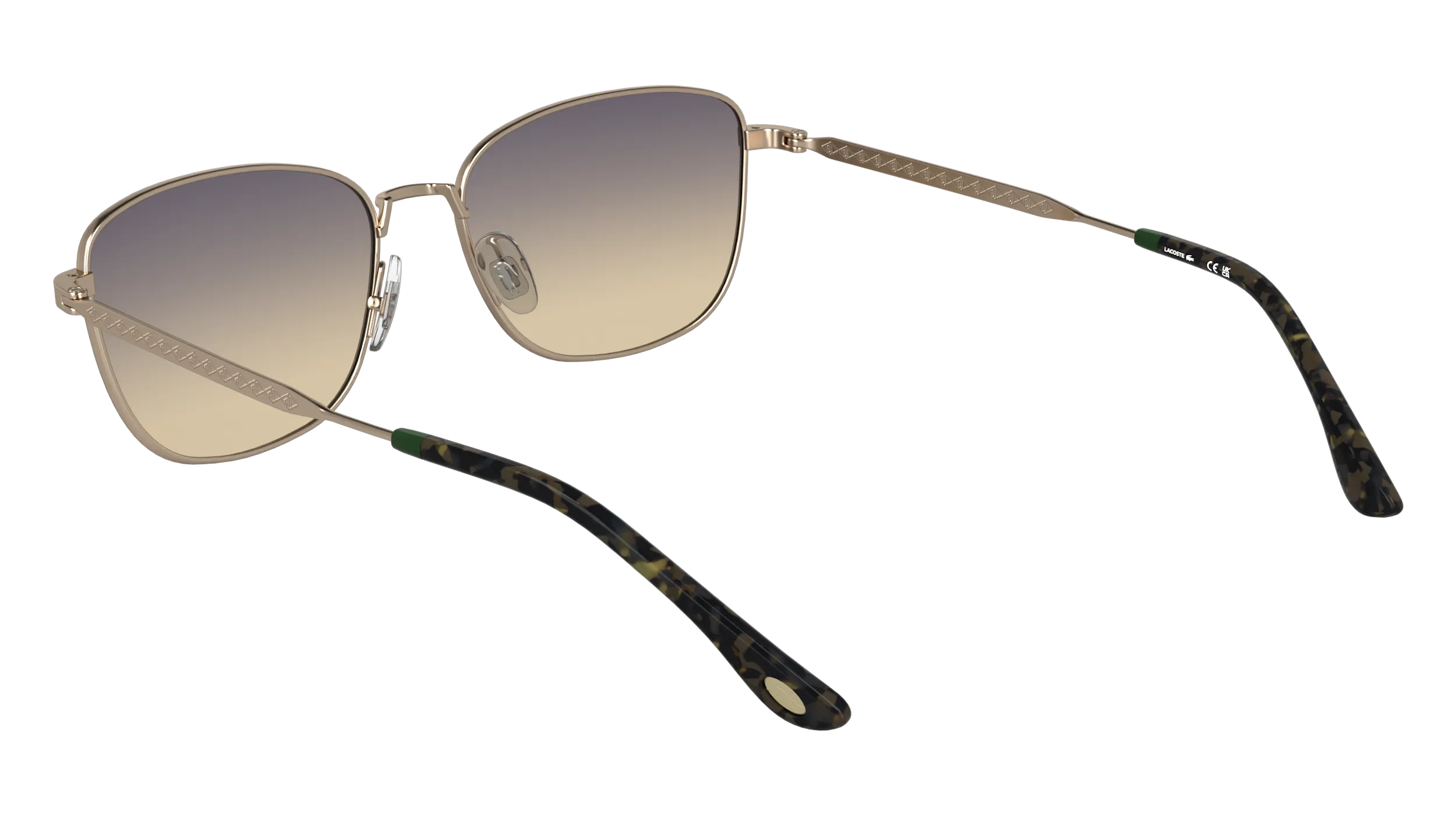 Lacoste L270S 770 Occhiali da sole Metallo Oro Squadrata Normale - immagine 4