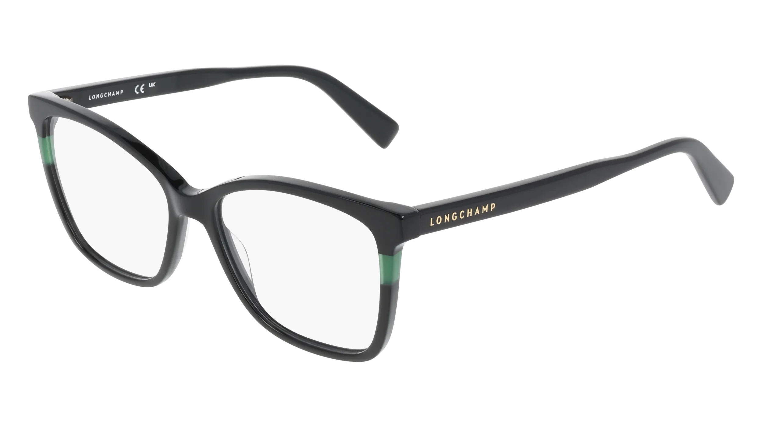 LONGCHAMP LO2741 001 Montature da vista Acetato Nero Squadrata Normale - immagine 1