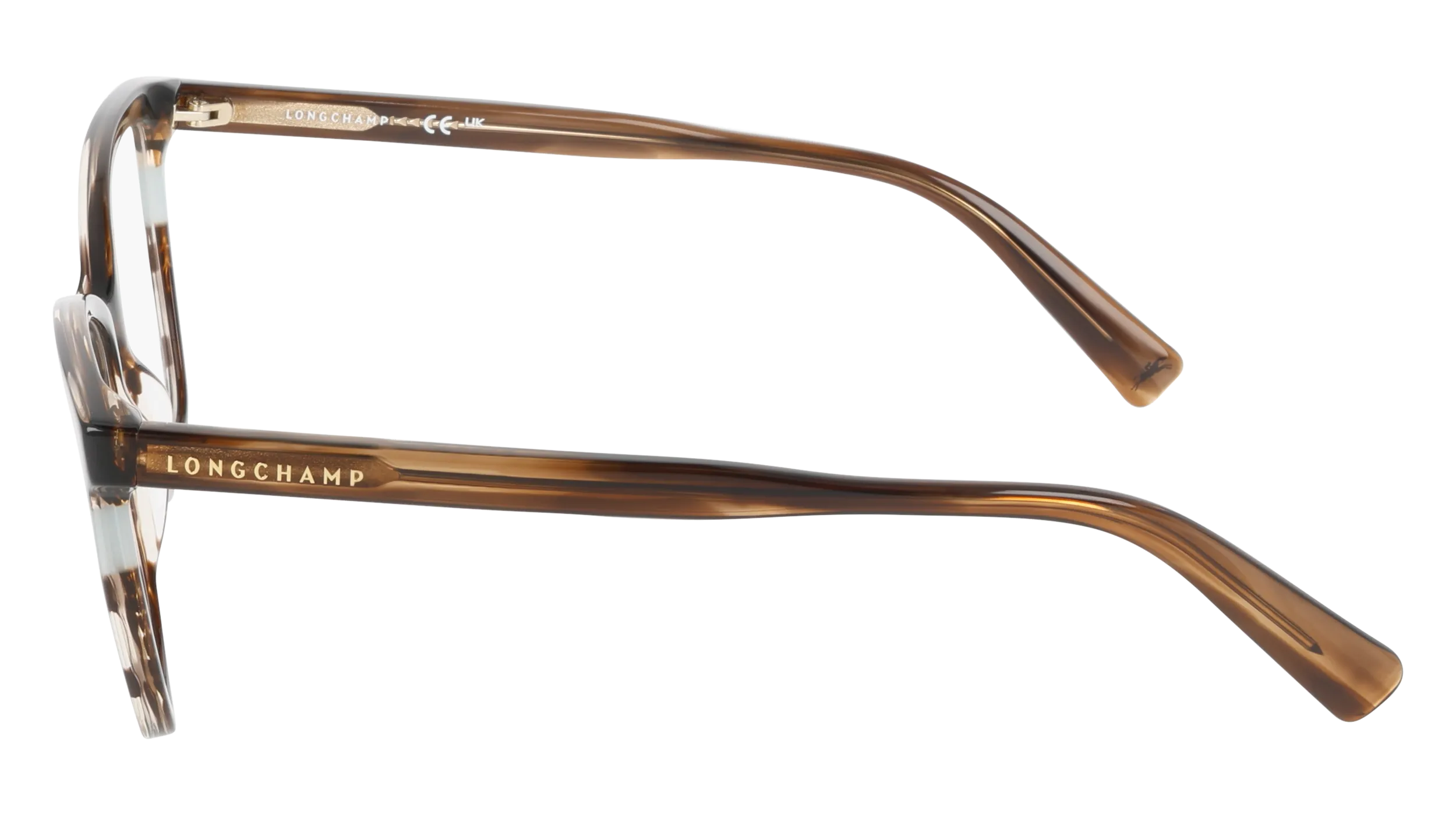 LONGCHAMP LO2741 211 Montature da vista Acetato Marrone Squadrata Normale - immagine 3