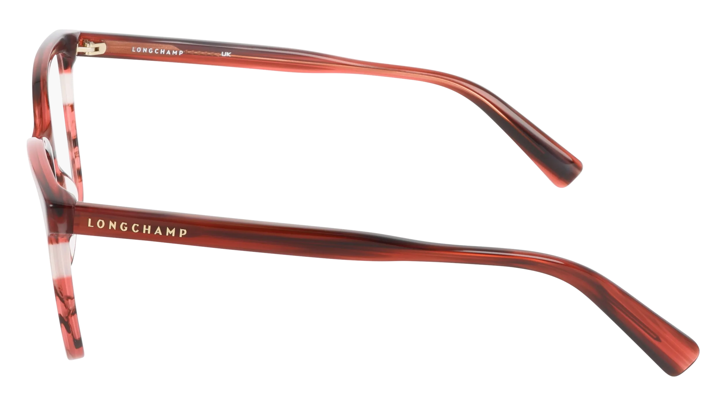 LONGCHAMP LO2741 607 Montature da vista Acetato Rosso Squadrata Normale - immagine 3