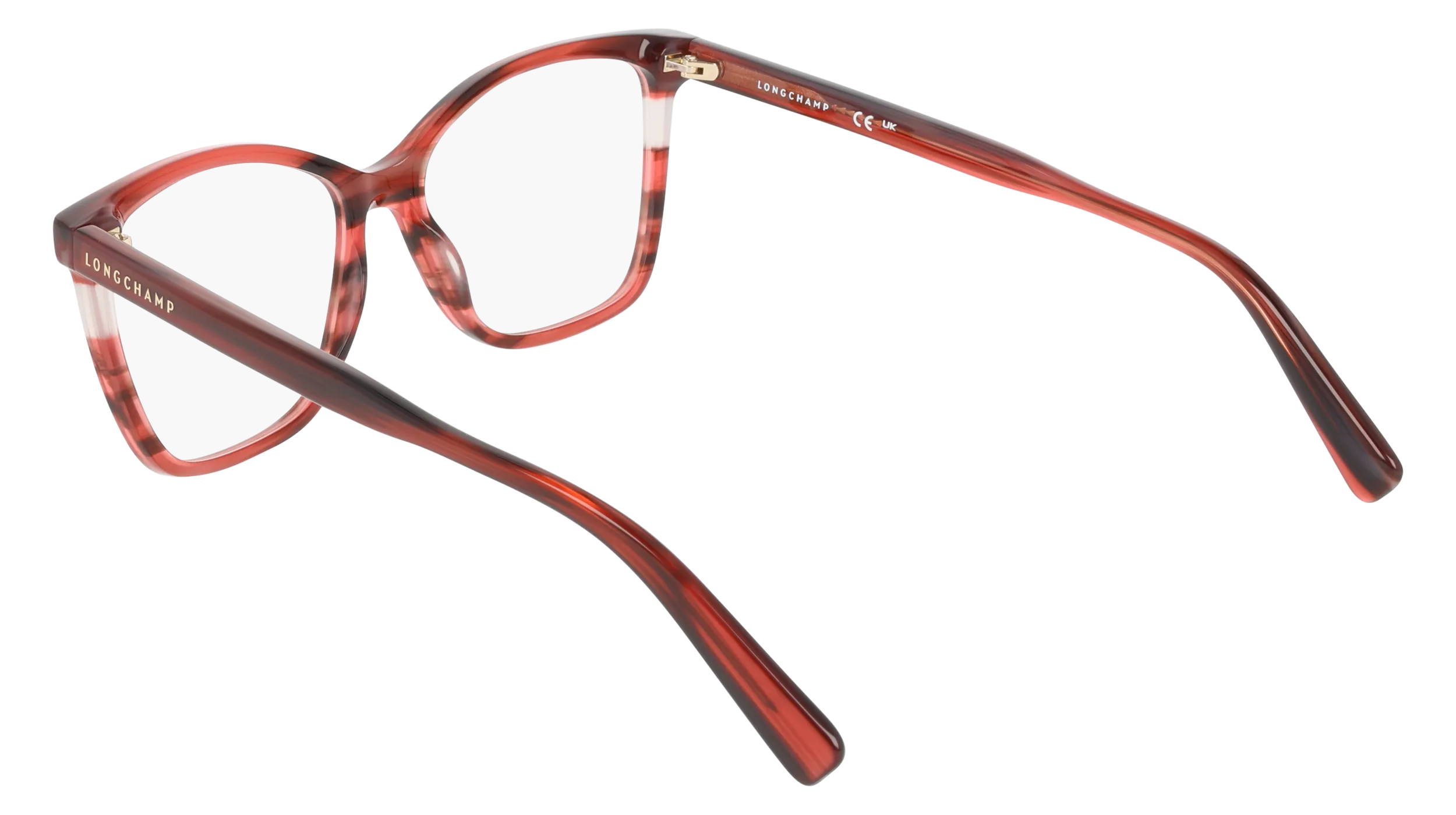 LONGCHAMP LO2741 607 Montature da vista Acetato Rosso Squadrata Normale - immagine 4