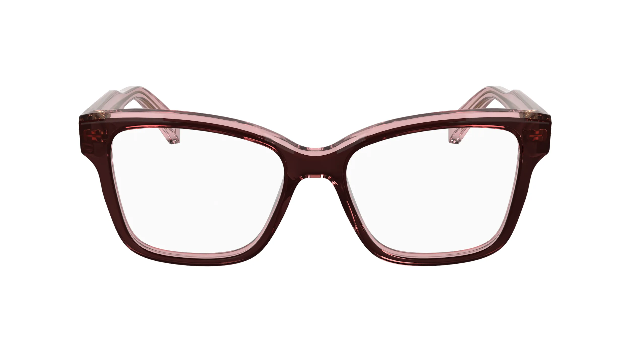 LONGCHAMP LO2770 601 Montature da vista Acetato Bordeaux Squadrata Normale - immagine 2