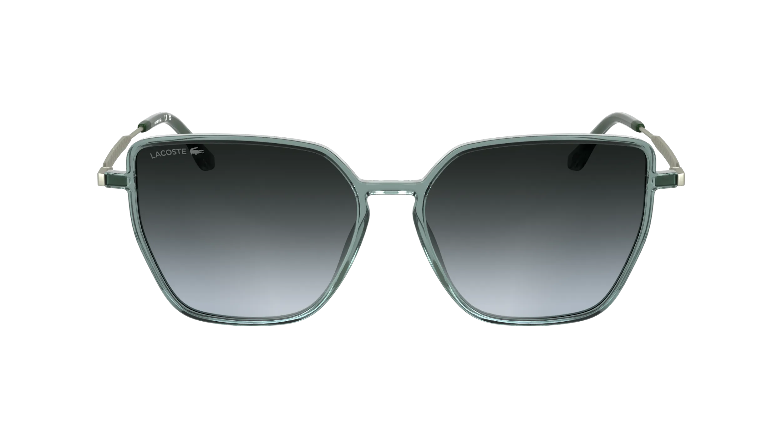 Lacoste L6062S 400 Occhiali da sole Bio-iniettato Azzurro Squadrata Normale - immagine 2