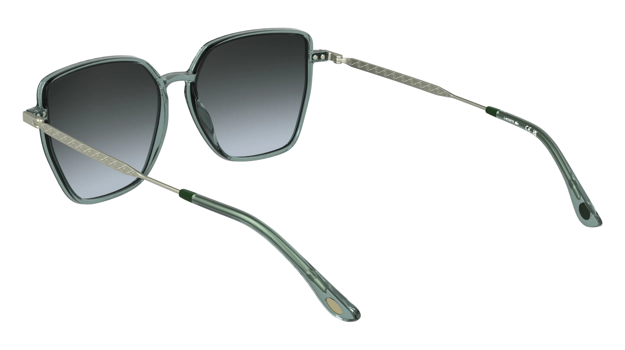 Lacoste L6062S 400 Occhiali da sole Bio-iniettato Azzurro Squadrata Normale - immagine 4