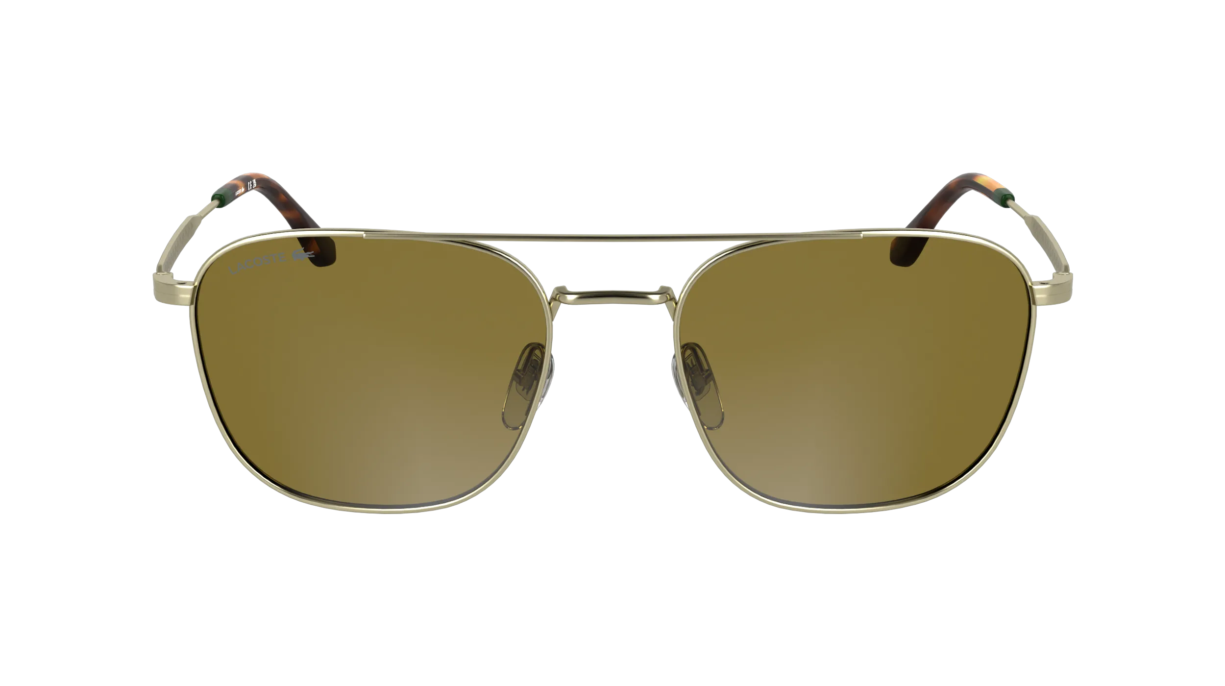 Lacoste L269S 710 Occhiali da sole Metallo Oro Marrone Squadrata Normale - immagine 2