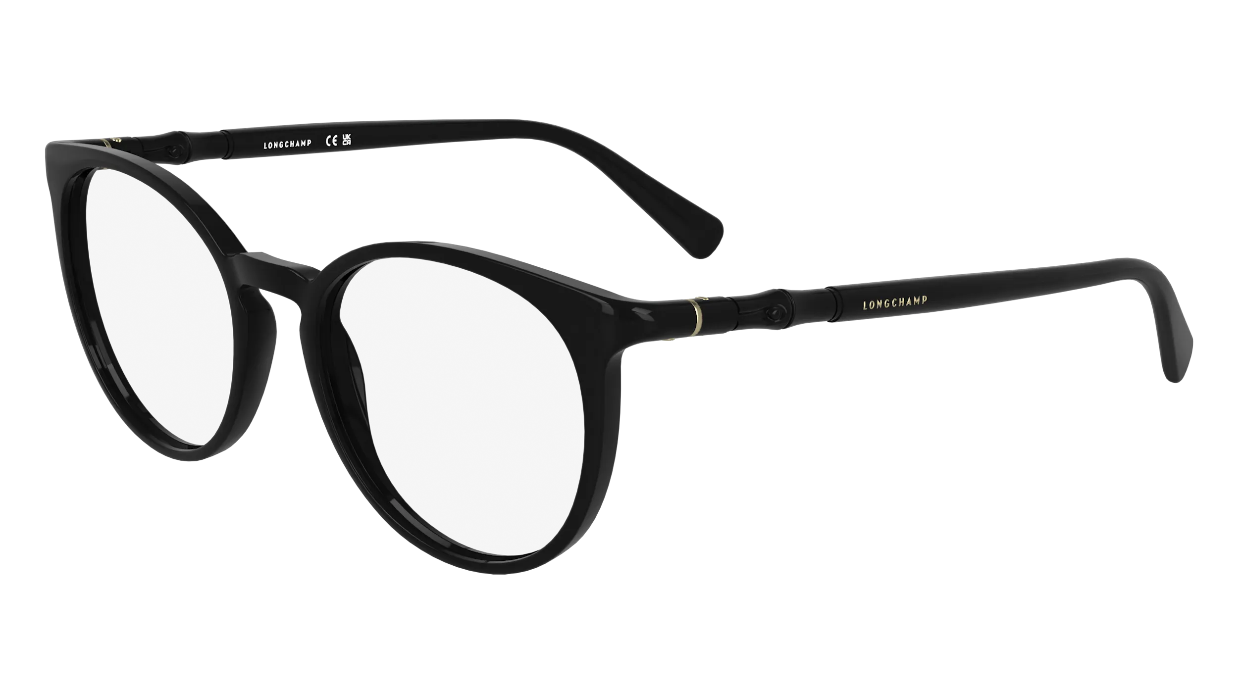 LONGCHAMP LO2768 001 Montature da vista Bio-iniettato Nero Rotonda Normale - immagine 1