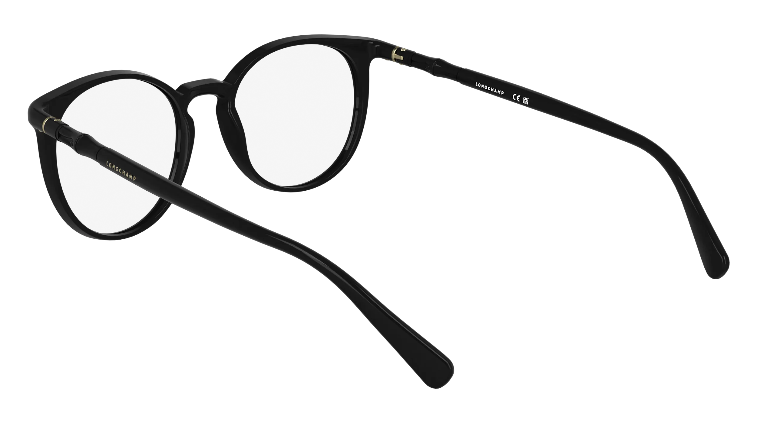 LONGCHAMP LO2768 001 Montature da vista Bio-iniettato Nero Rotonda Normale - immagine 4