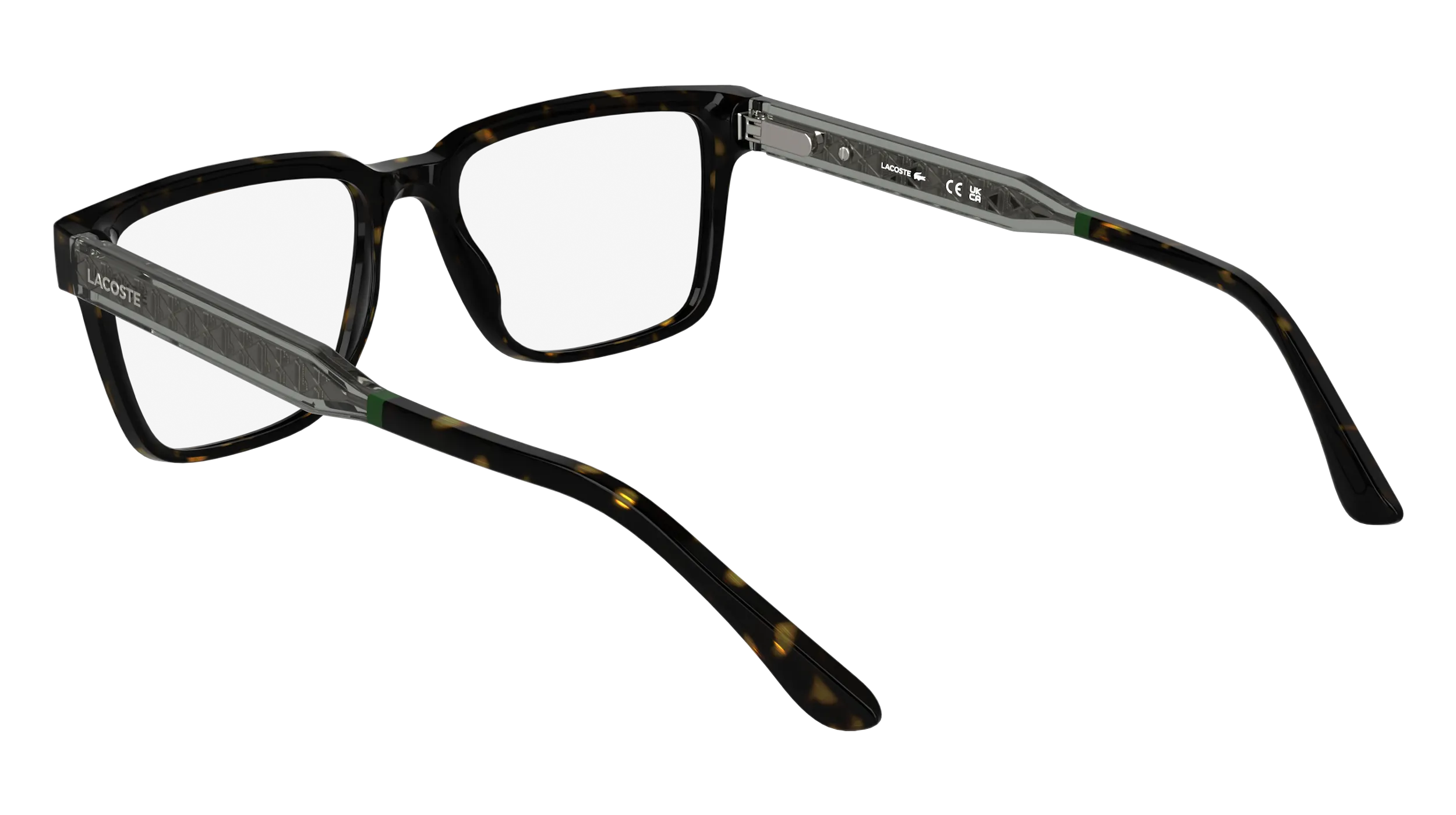 Lacoste L2976 230 Montature da vista Bio-iniettato Havana Squadrata Normale - immagine 4