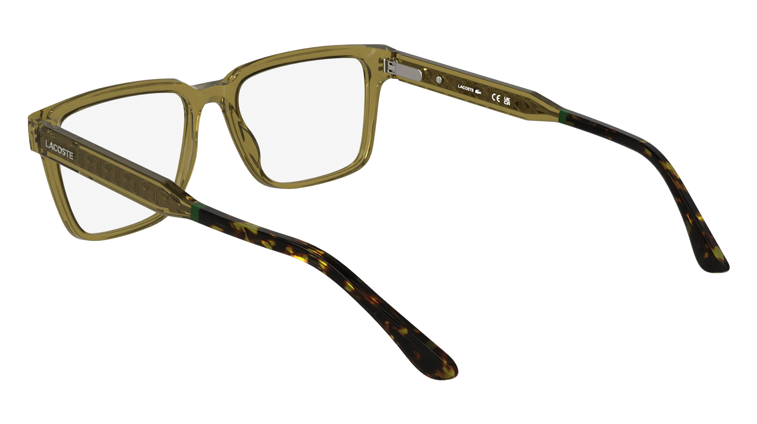 Lacoste L2976 264 Montature da vista Bio-iniettato Beige Squadrata Normale - immagine 4